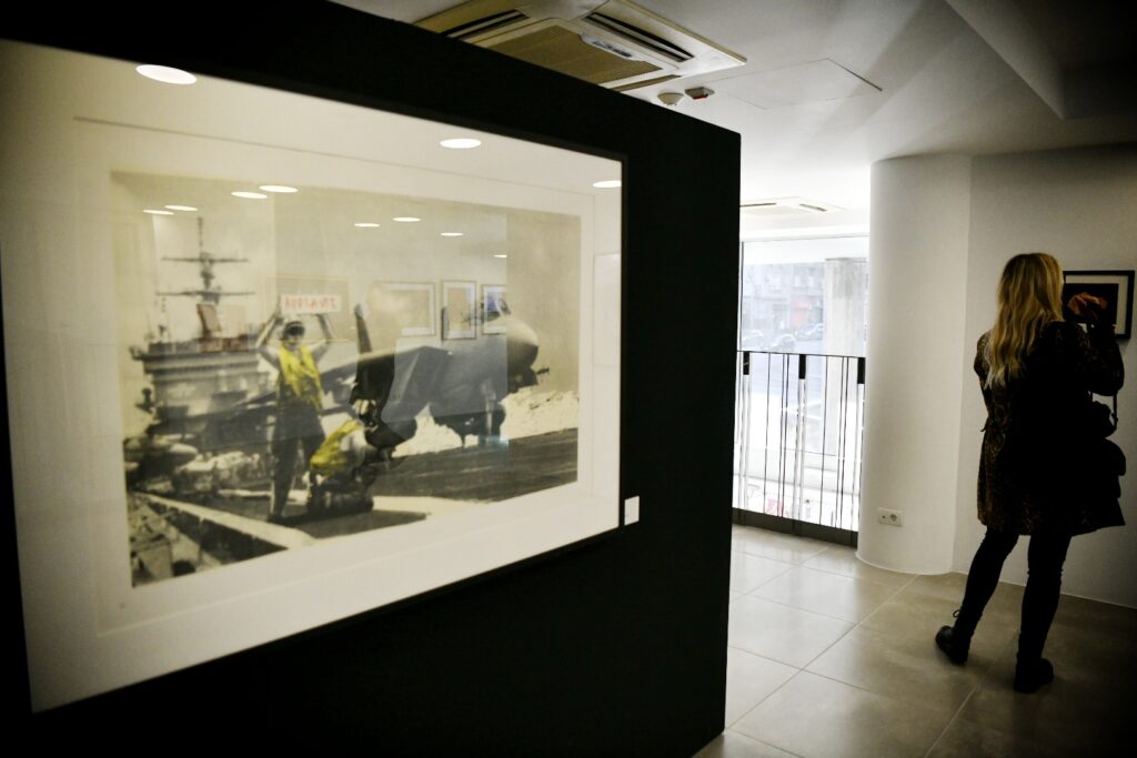 Beograd 09.01.2025  izložba Banksy u Beogradu, Pop up galerija, Dečanska 8,