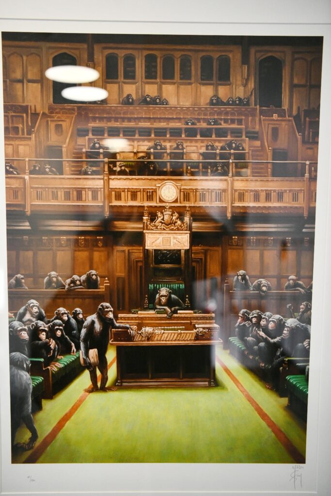 Beograd 09.01.2025  izložba Banksy u Beogradu, Pop up galerija, Dečanska 8,