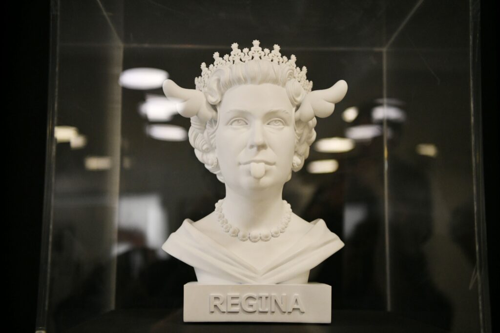 Beograd 09.01.2025  izložba Banksy u Beogradu, Pop up galerija, Dečanska 8,