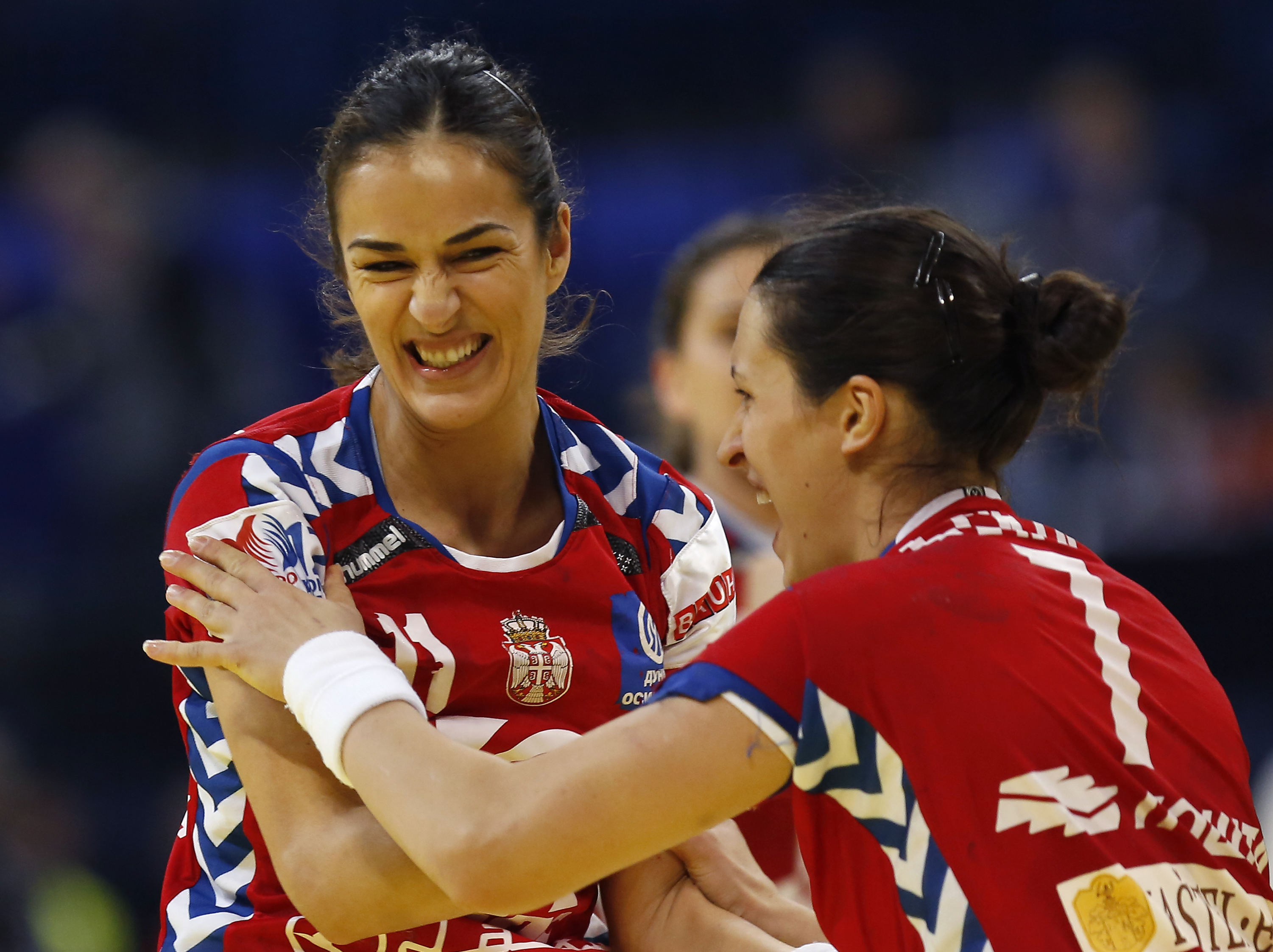 2012 EHF European Women's Handball Championship semifinal match - Serbia v Montenegro
