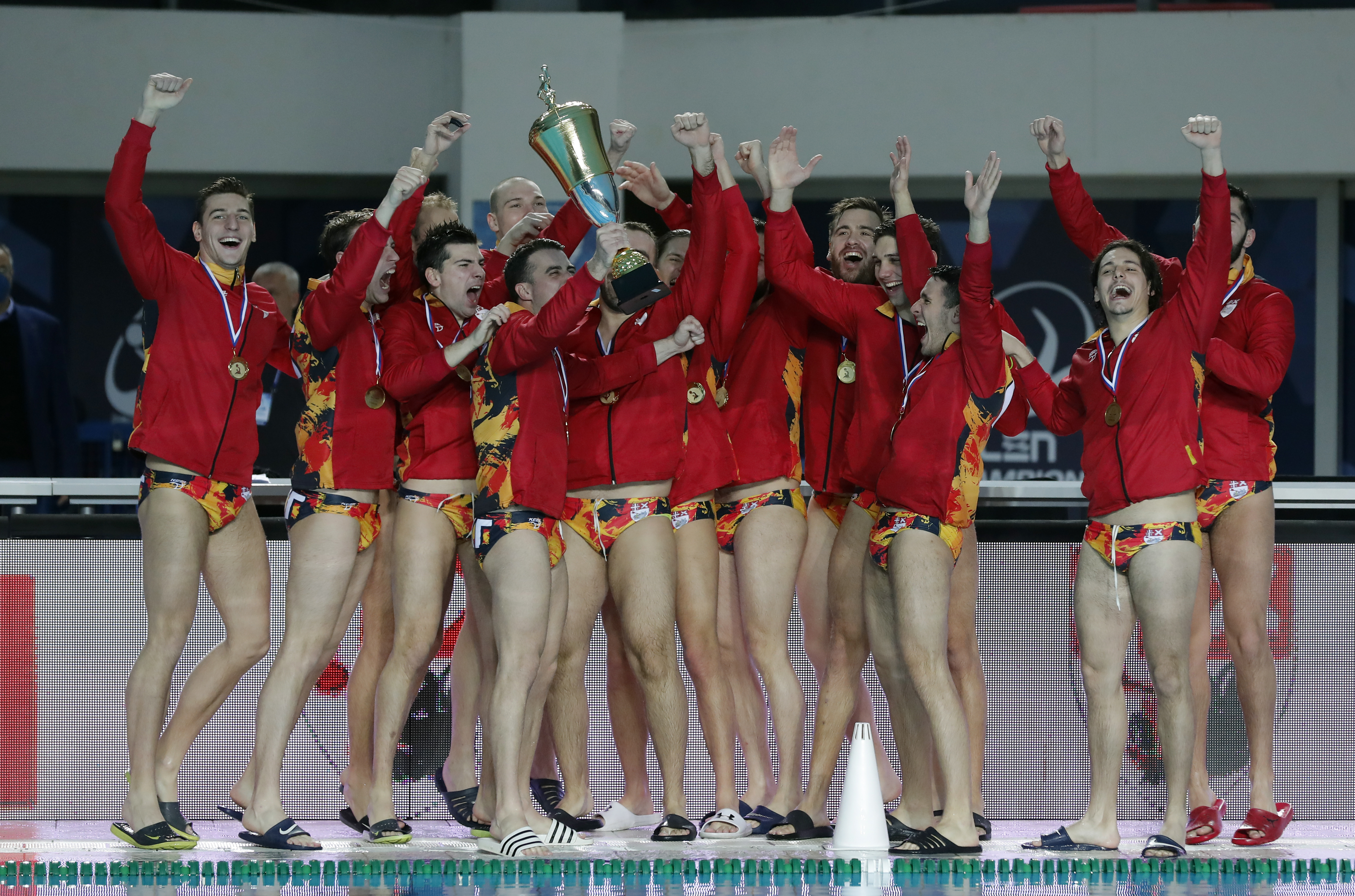 Vaterpolo, finale kupa, Novi Beograd - Radnicki Kragujevac 12.28.2021. Srbija, Beograd (credit image &amp; photo: Pedja Milosavljevic / STARSPORT)