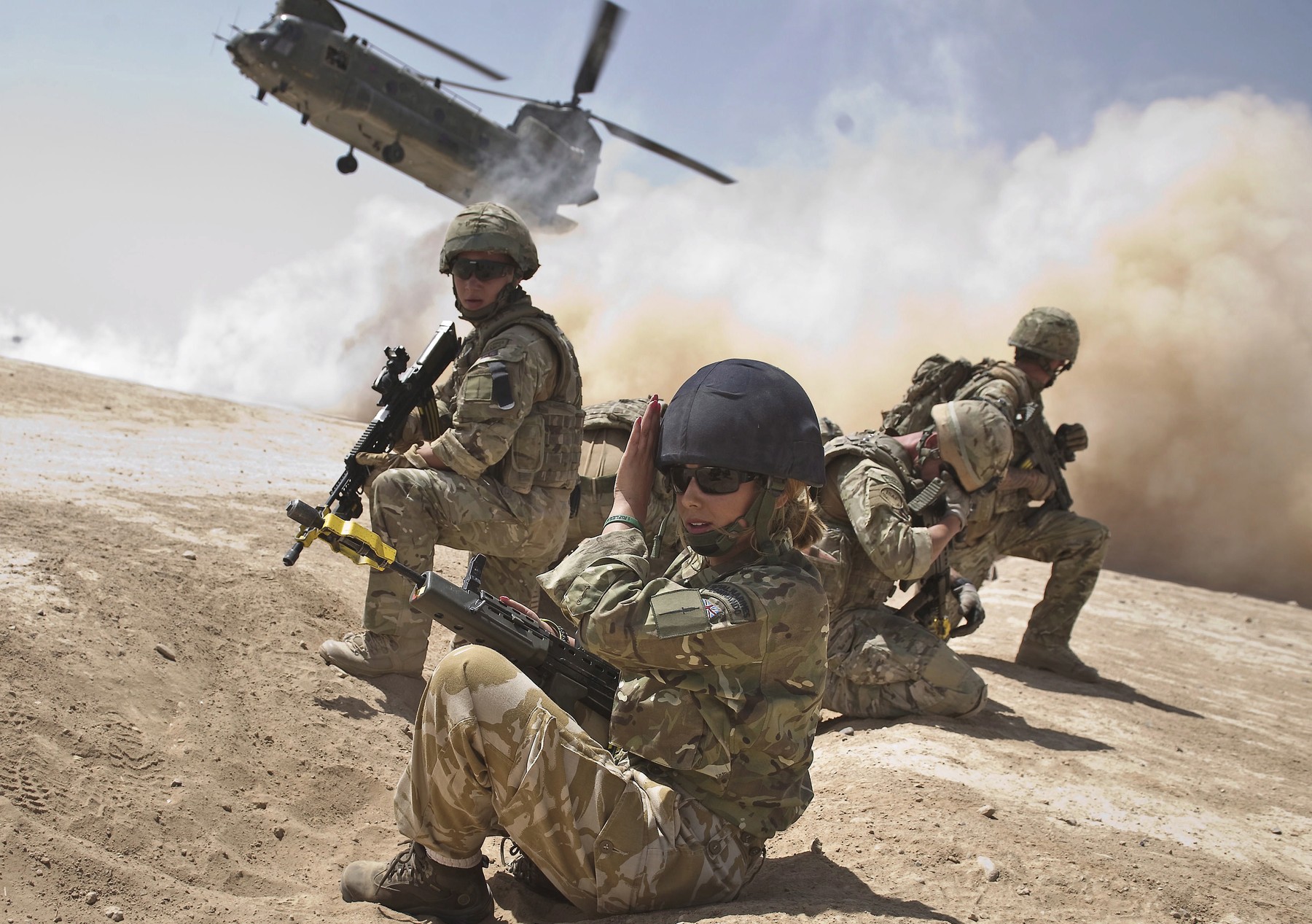 Cheryl Cole Visits British Troops in Afghanistan