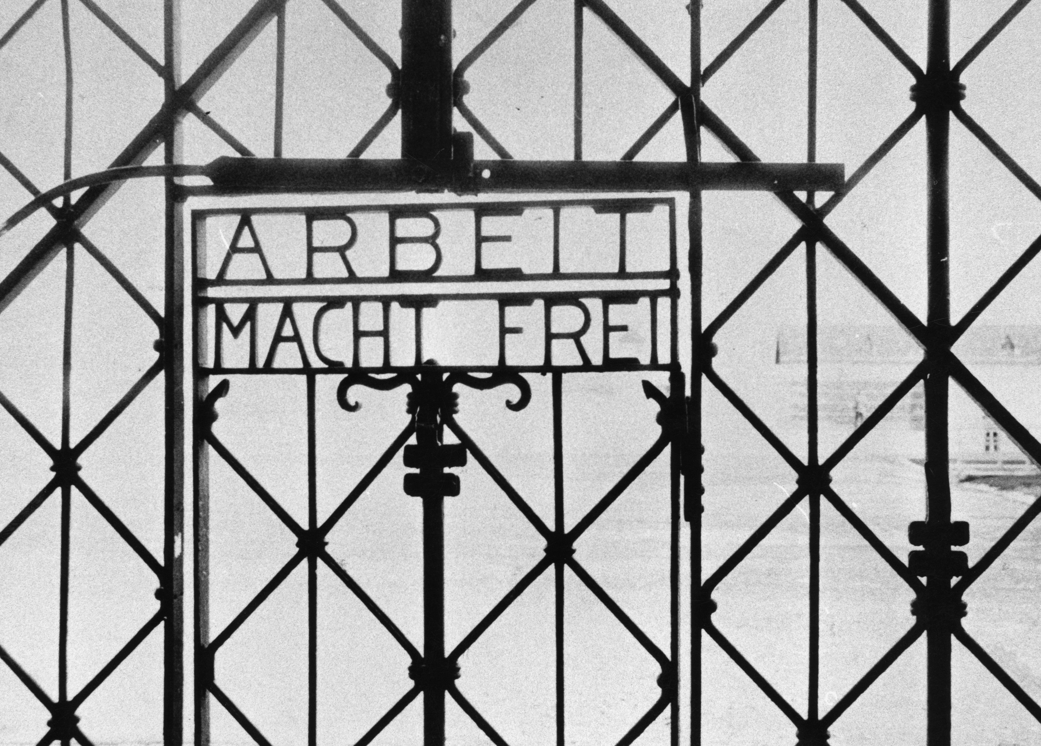 Gate of the concentration camp Dachau, 1933-1945