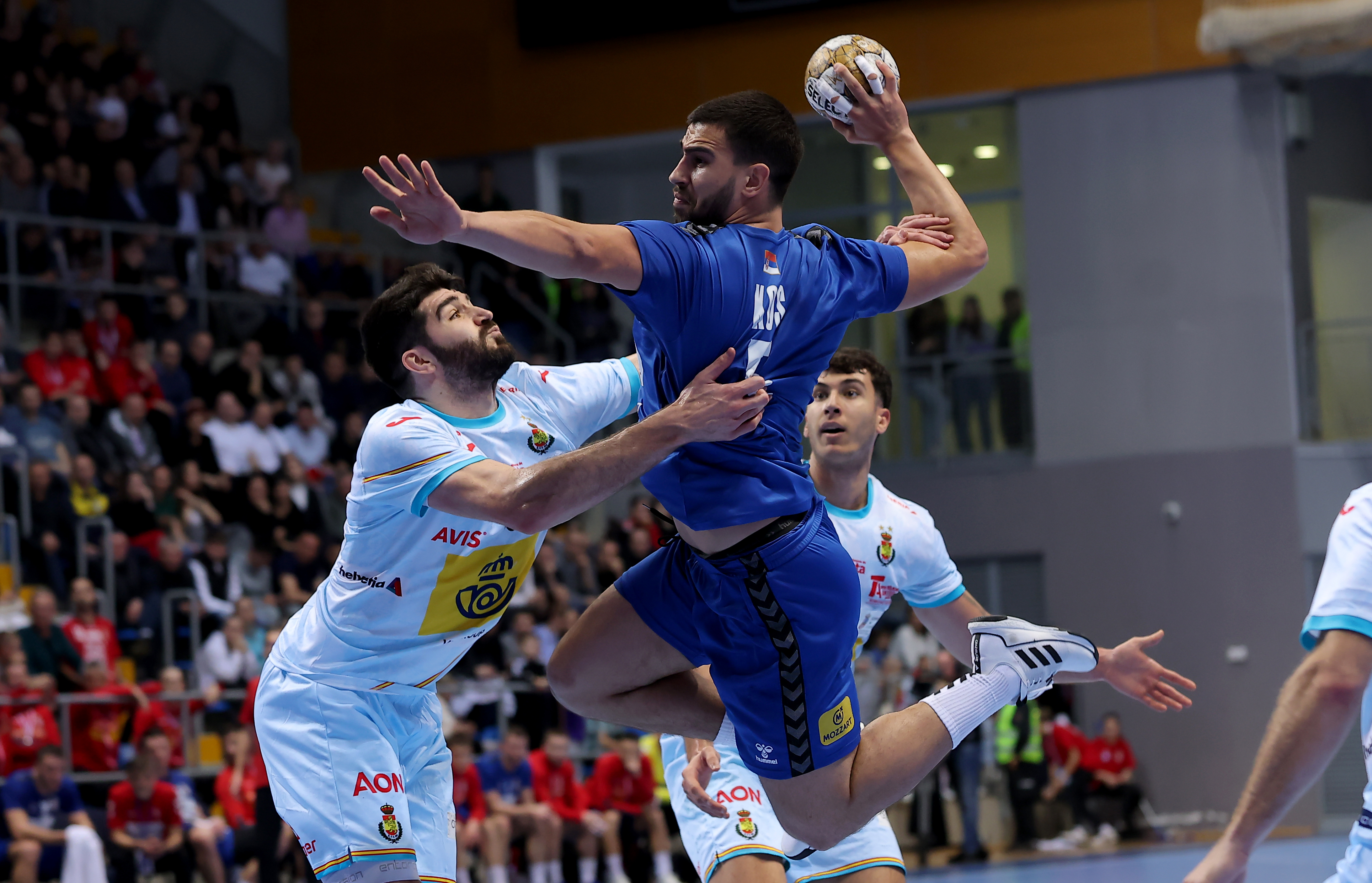 Srbija - Spanija kvalifikacije za Evropsko prvensrvo, Kraljevo, Srbija 13.3.2025.
 (credit image &amp; photo: Pedja Milosavljevic / STARSPORT)