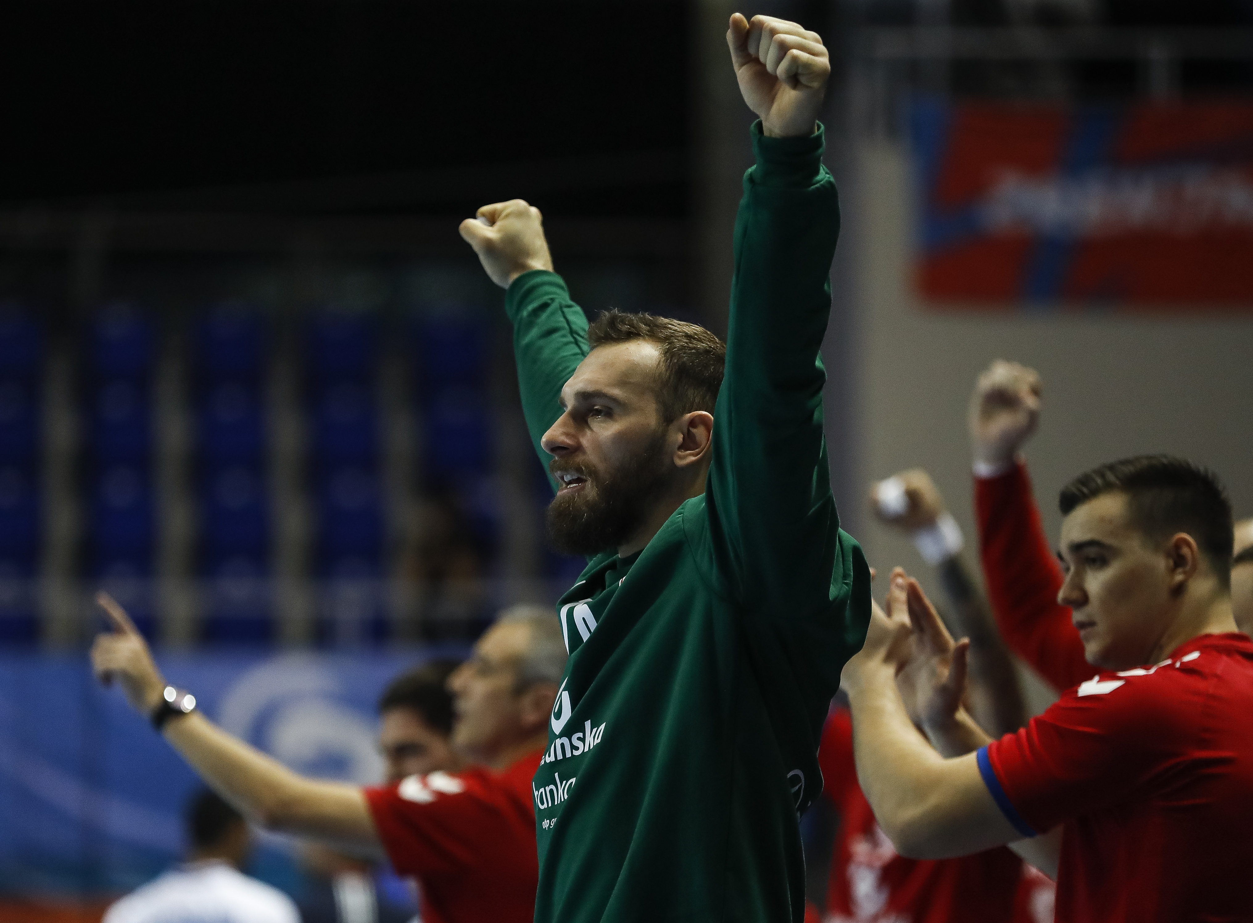 Serbia v France-2022 European Handball Championship Qualifier