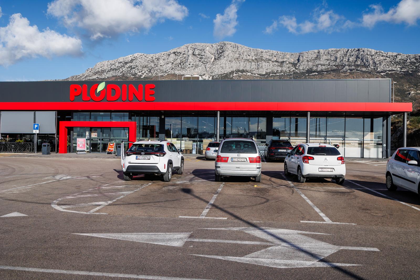 31.01.2025., Split - Trgovacki centri u okolici Splita i danas su pod bojkotom kupaca. Photo: Zvonimir Barisin/PIXSELL