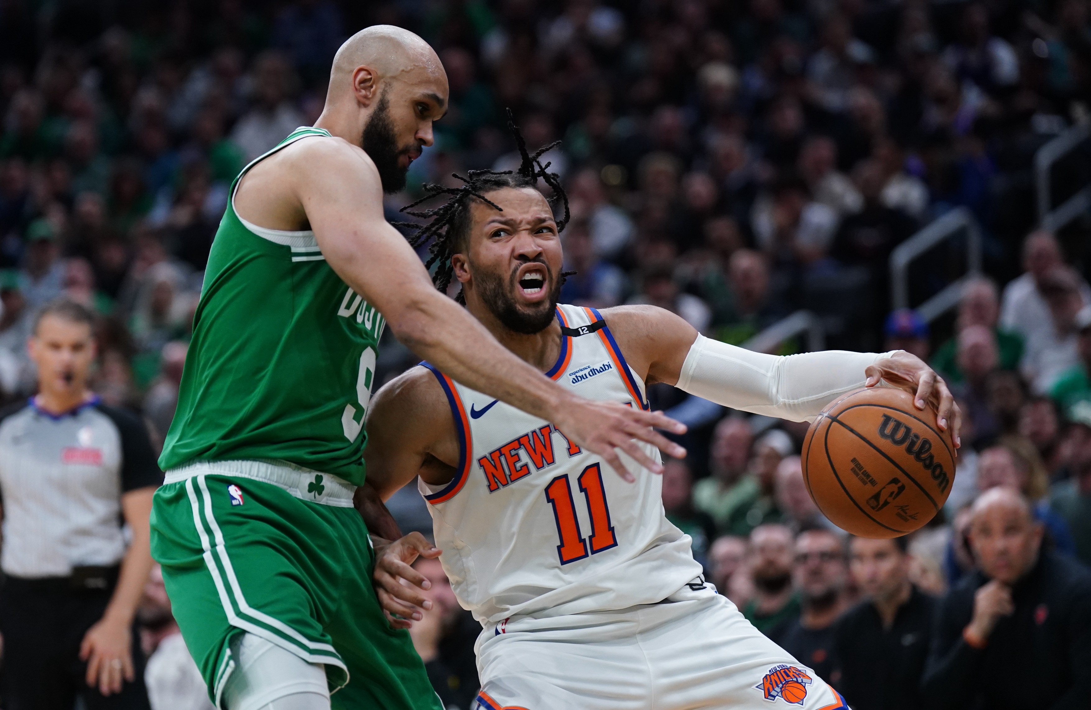 NBA: Playoffs-New York Knicks at Boston Celtics