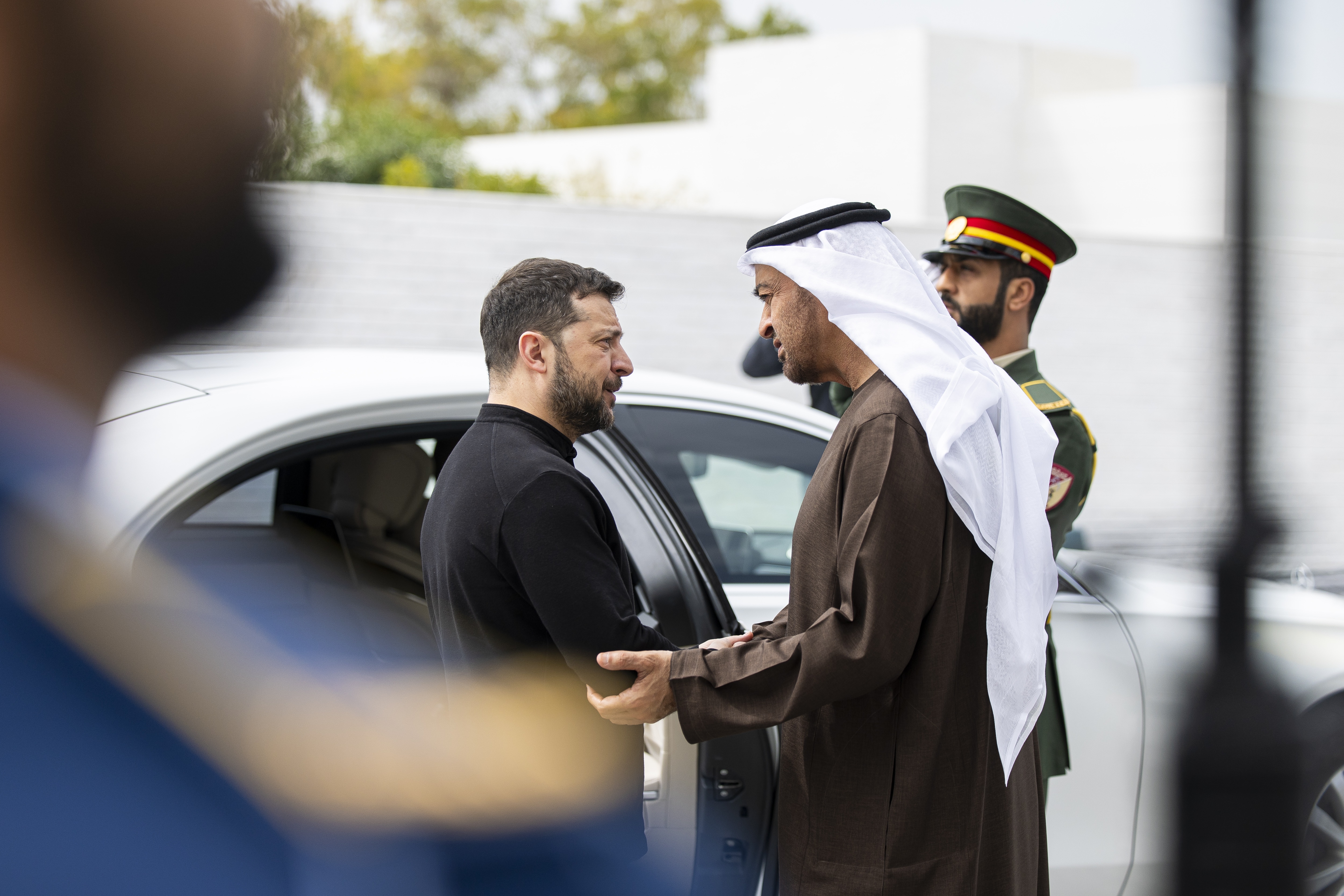 Ukrainian President Volodymyr Zelensky visits the UAE
