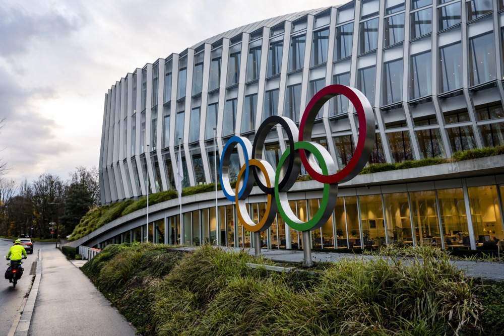 Executive board meeting of the International Olympic Committee (IOC) in Lausanne