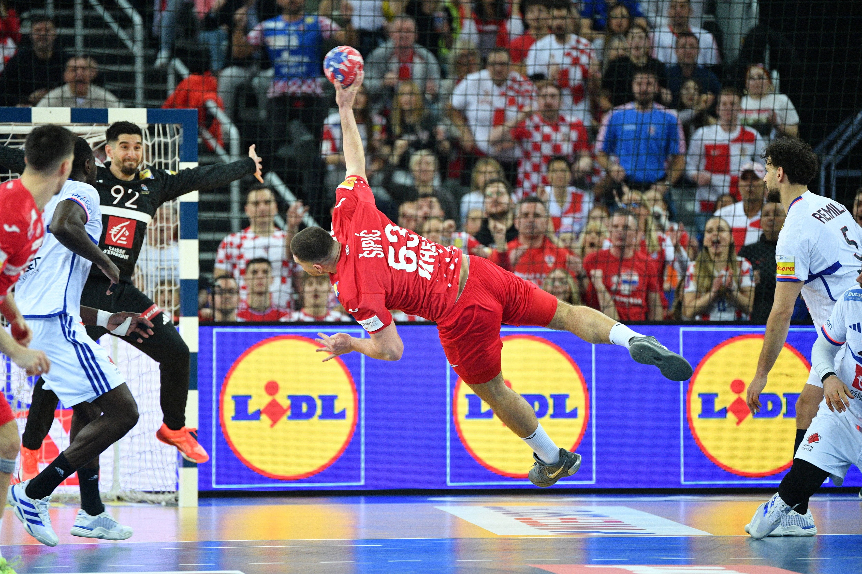 Croatia, Zagreb, 300125. Arena Zagreb. IHF World Handball Championship 2025 - Croatia/Denmark/Norway. World Championship