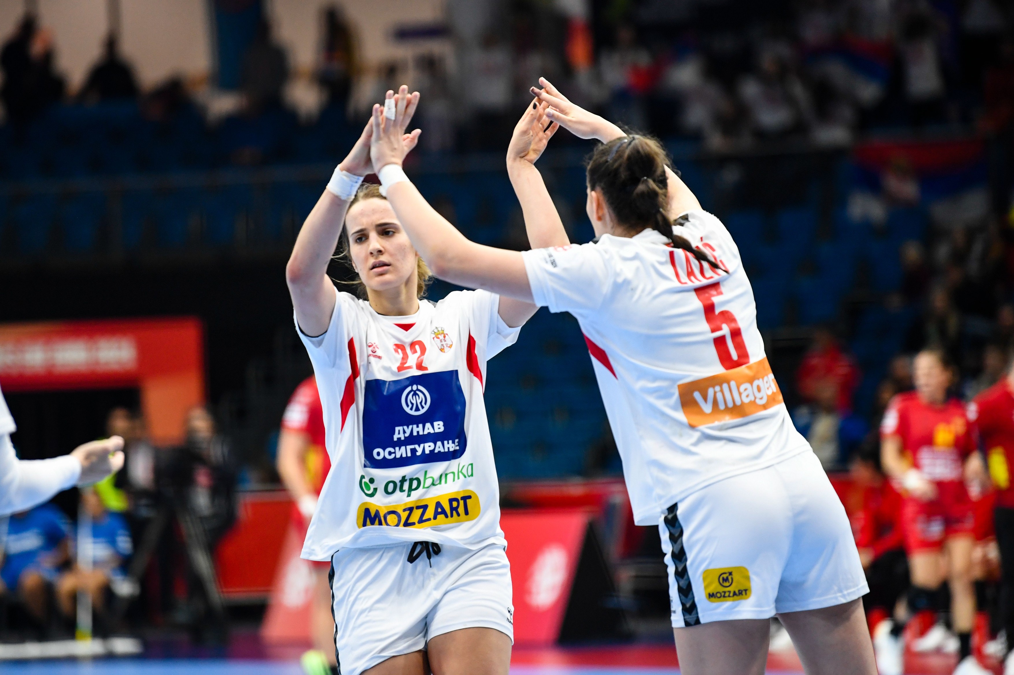 Montenegro V Serbia - Women's EHF EURO 2024, Debrecen, Romania - 29 Nov 2024