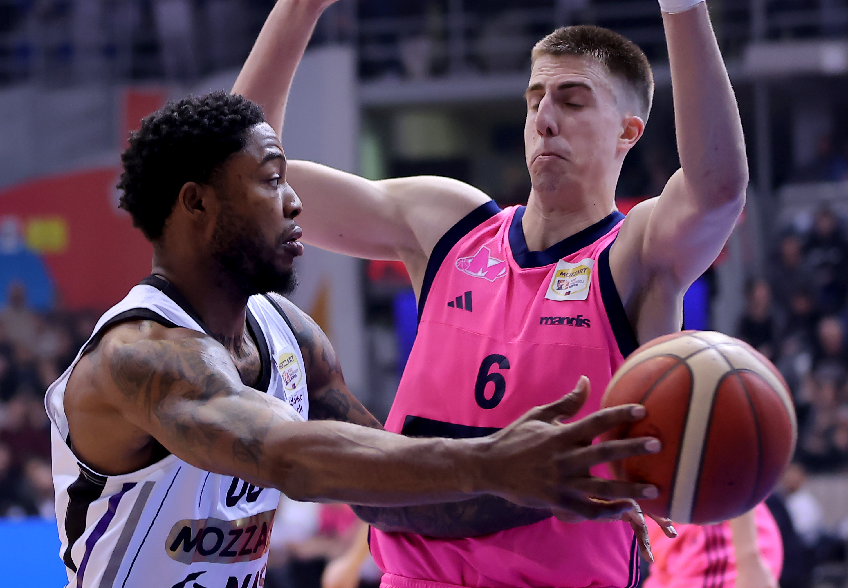 Partizan - Mega, Kup Radivoja Koraca, polufinale, sezona 2024/2025
foto: Pedja Milosavljevic / STARSPORT