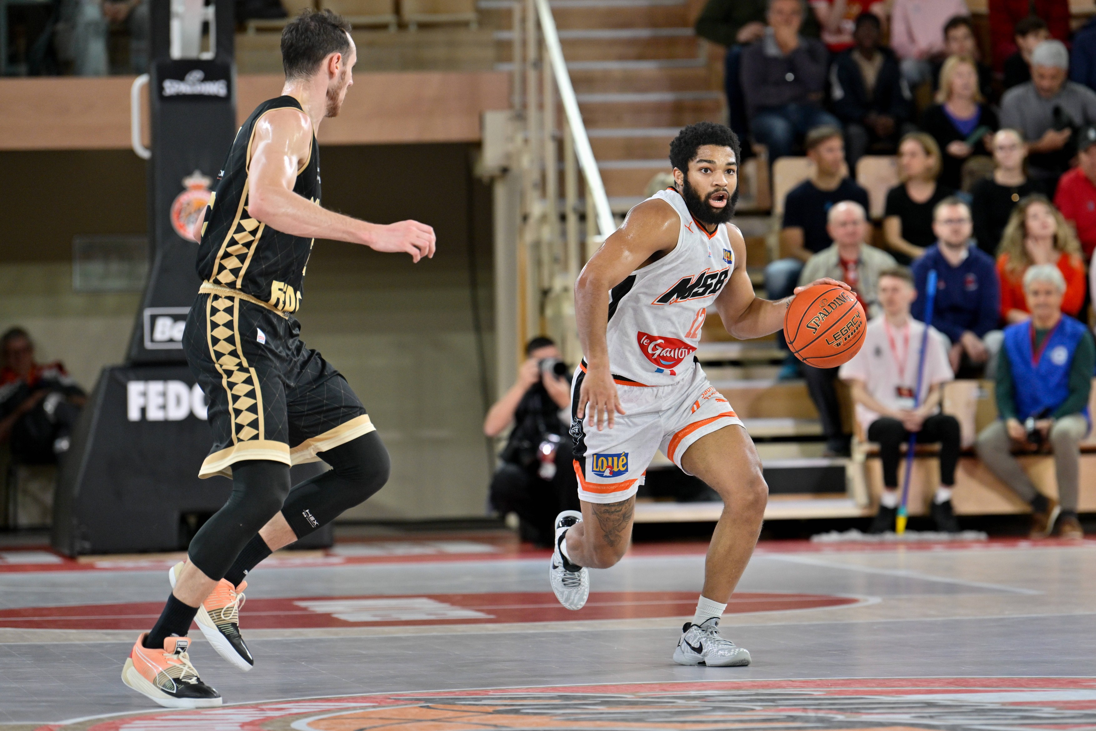 Betclic Elite french championship between AS Monaco and Le Mans in salle Gaston Medecin in Monaco - 17 Nov 2024