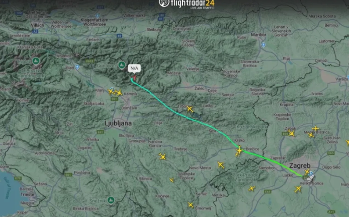 Avion nestao u Sloveniji