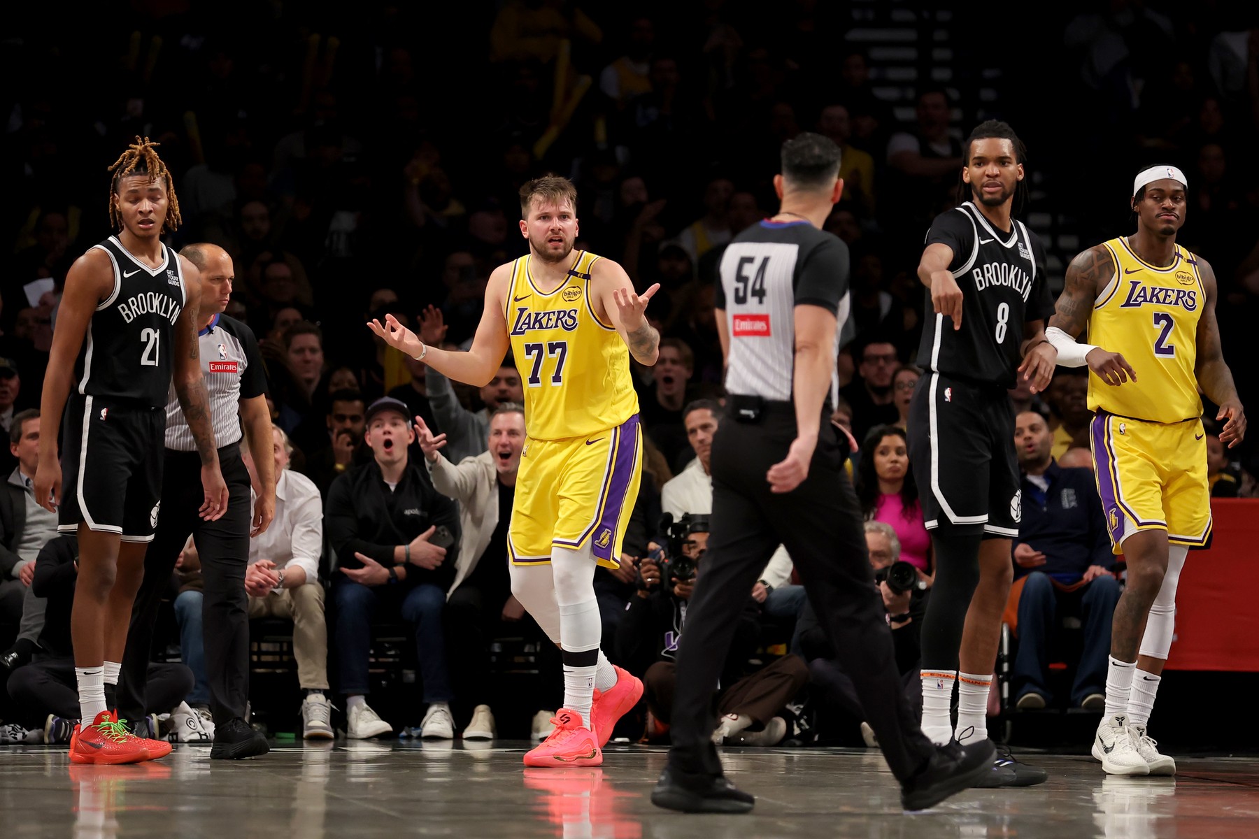NBA: Los Angeles Lakers at Brooklyn Nets