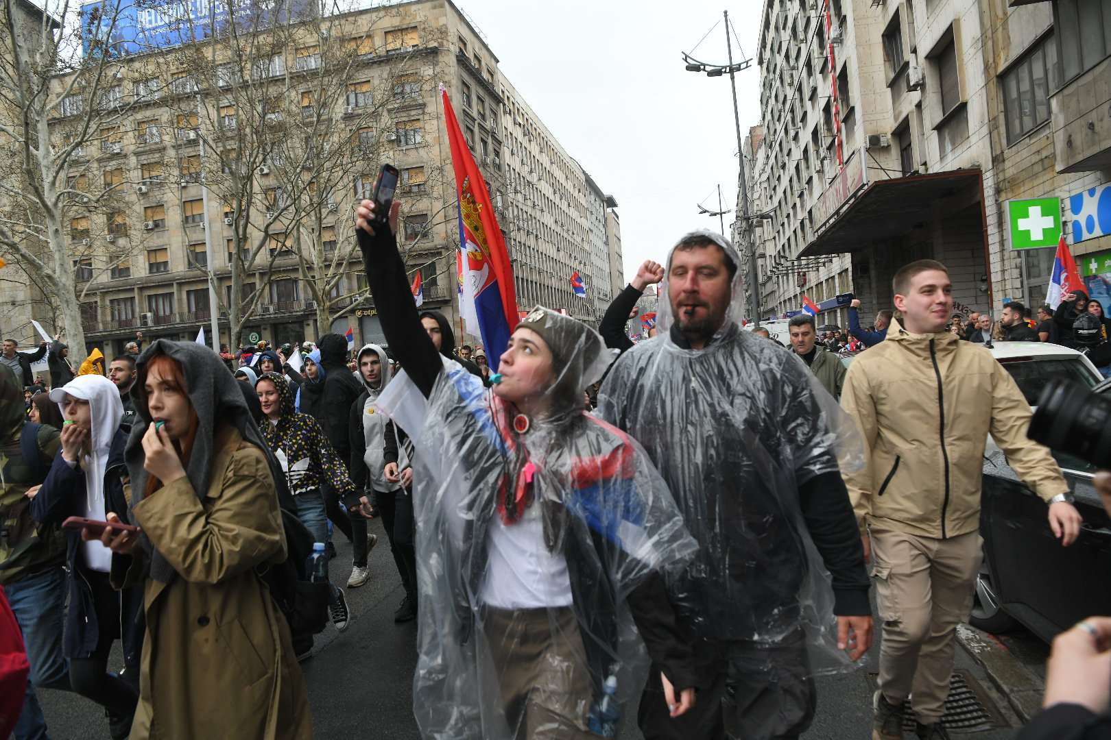 Beograd, 15.03.2025. Protest 15. za 15, veliki studentski protest u Beogradu Foto: Amir Hamzagić/Nova.rs