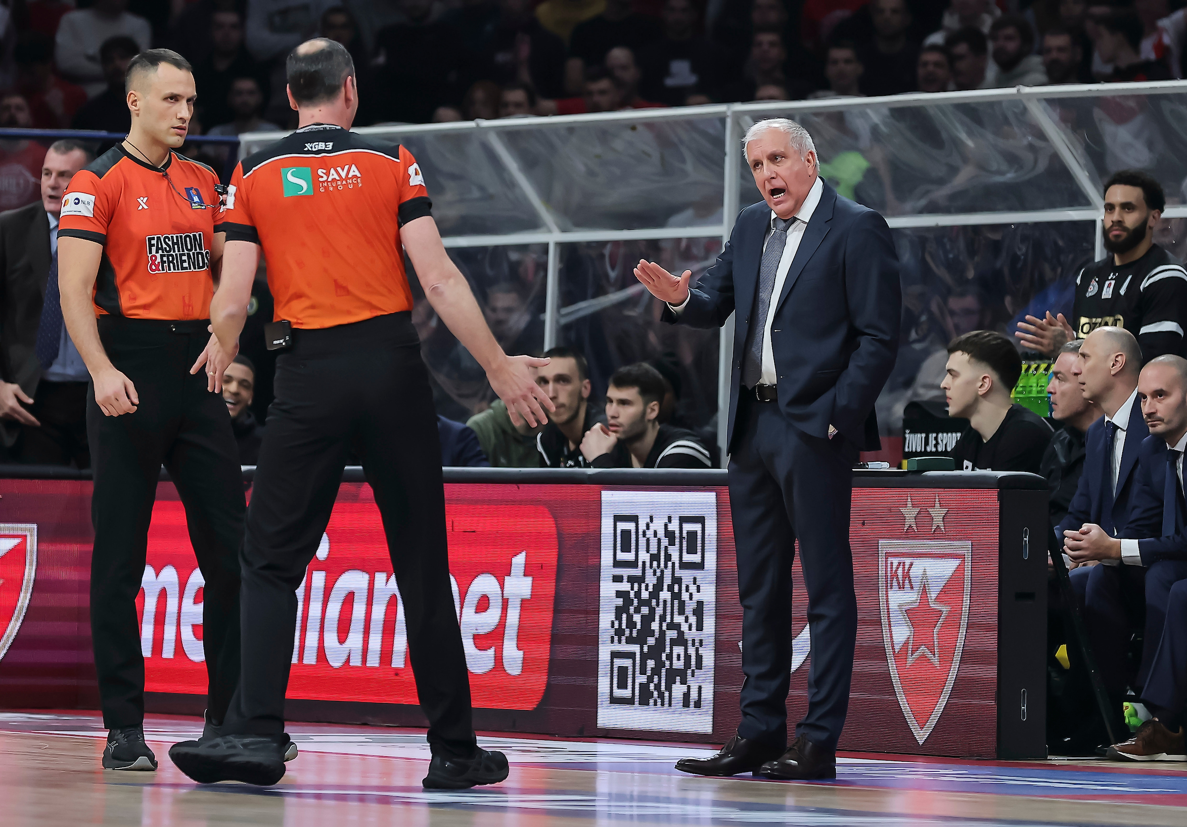 Crvena Zvezda v Partizan, 23.12.2024. ABA League, Season 2024/25