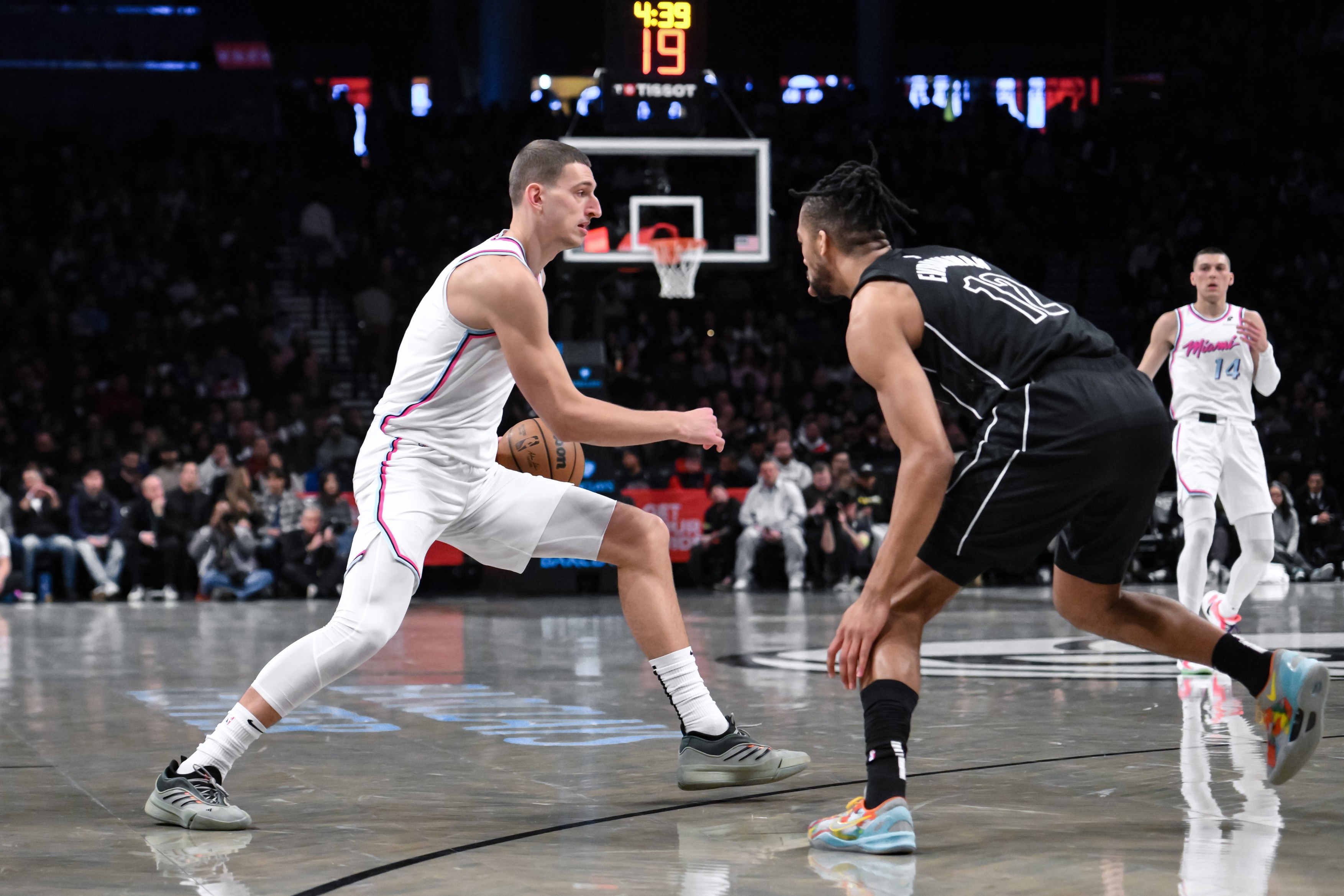 NBA: Miami Heat at Brooklyn Nets