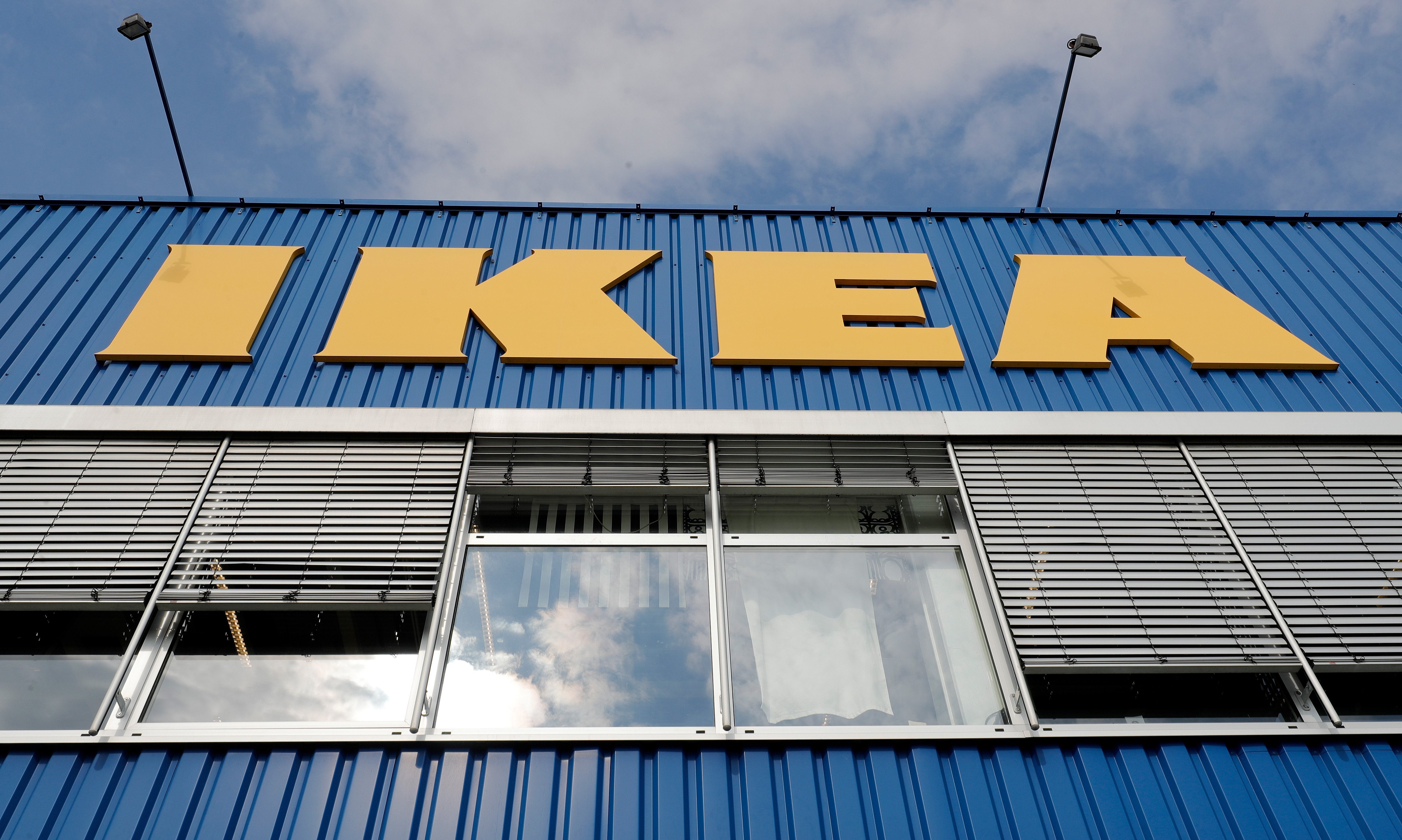 Closed IKEA store due Coronavirus in Walldorf