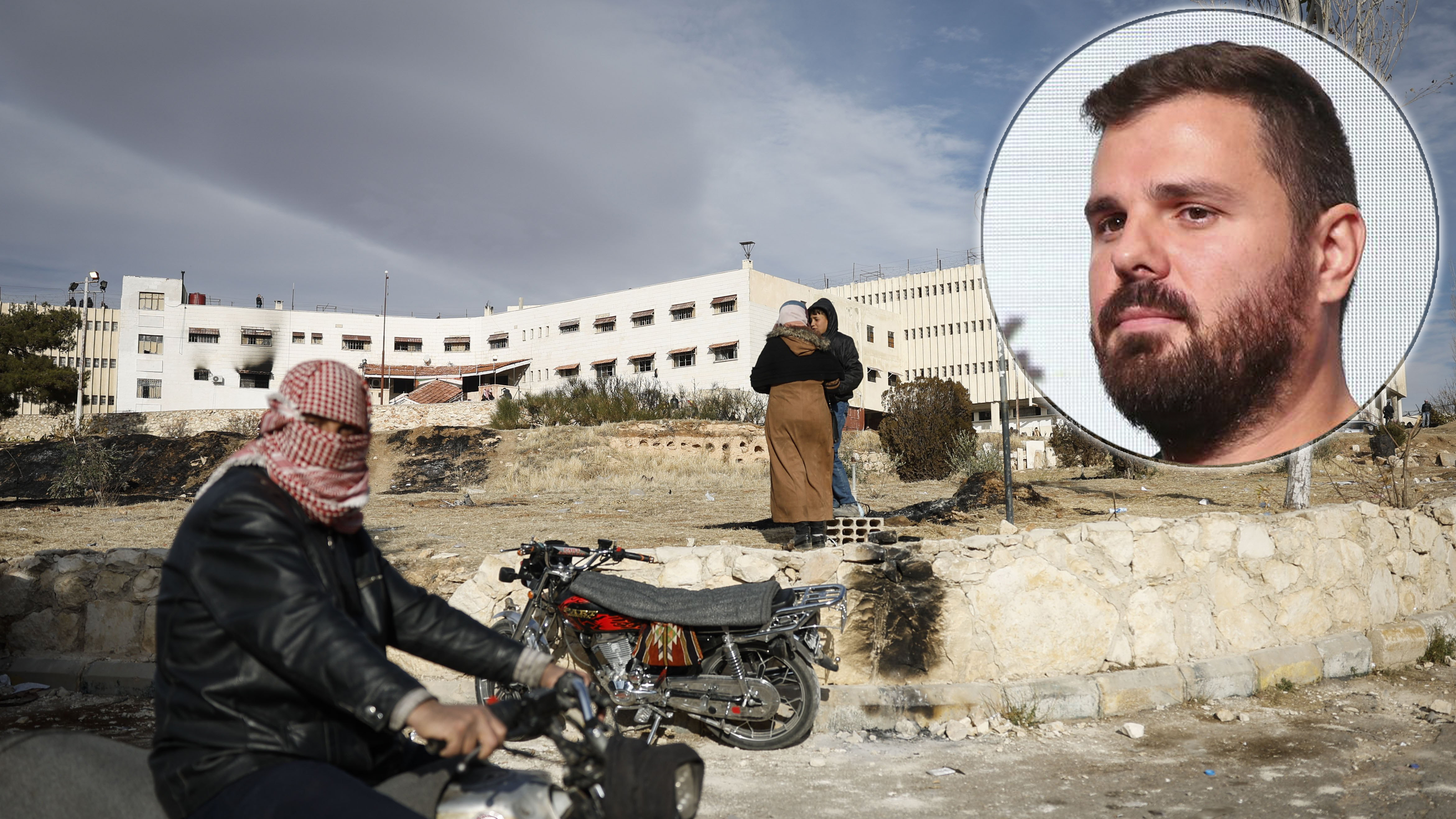 Inside the Sednaya prison in Damascus