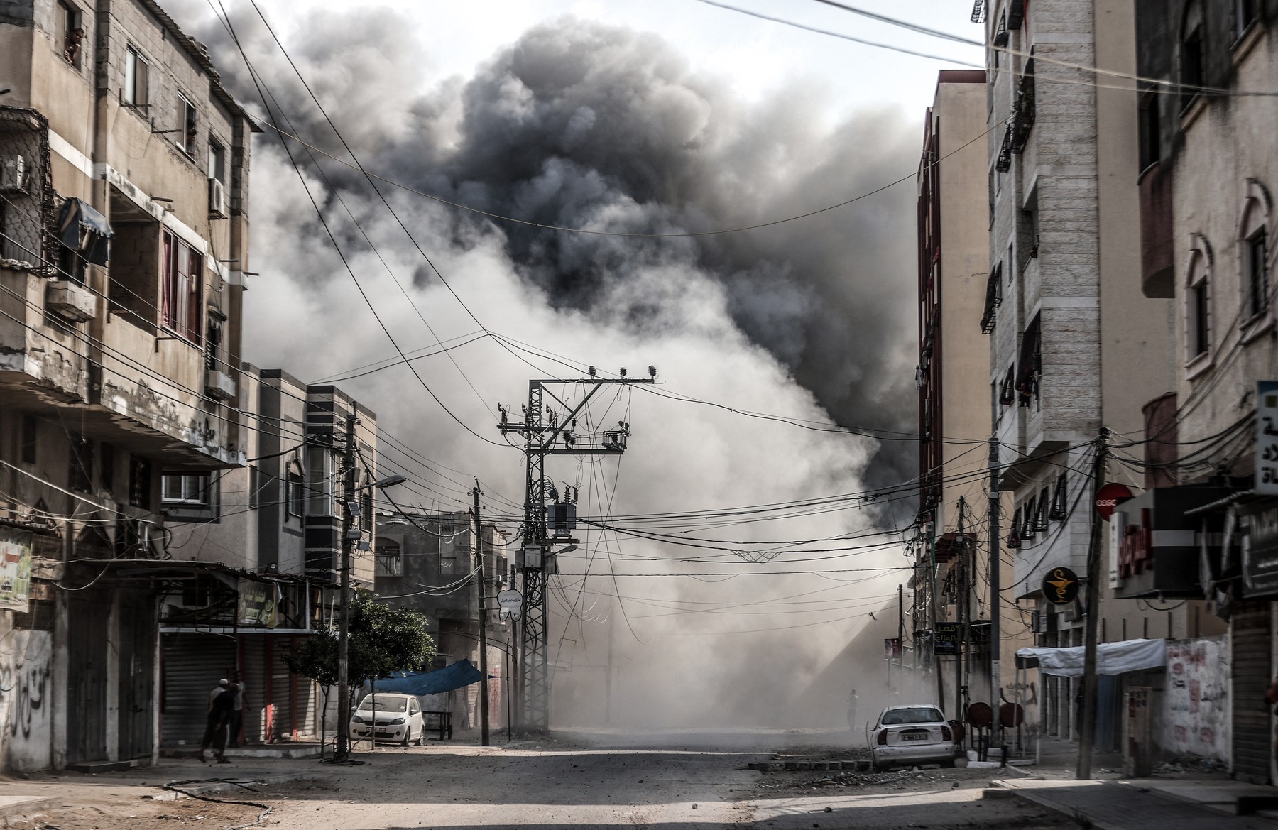 Israeli army attack on Nuseirat Refugee Camp in Gaza