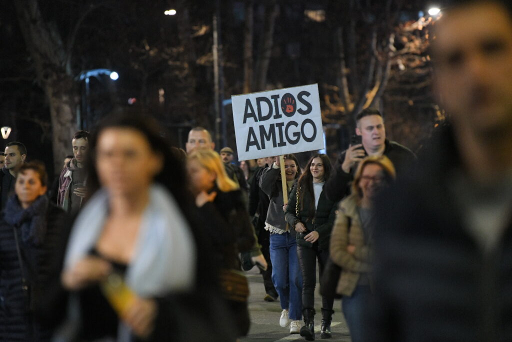 Beograd, 27.01.2025. Autokomanda, studentski protest, blokada, studentska blokada, studenti, 24 casa blokirana Autokomanda, Foto: Amir Hamzagić/Nova.rs