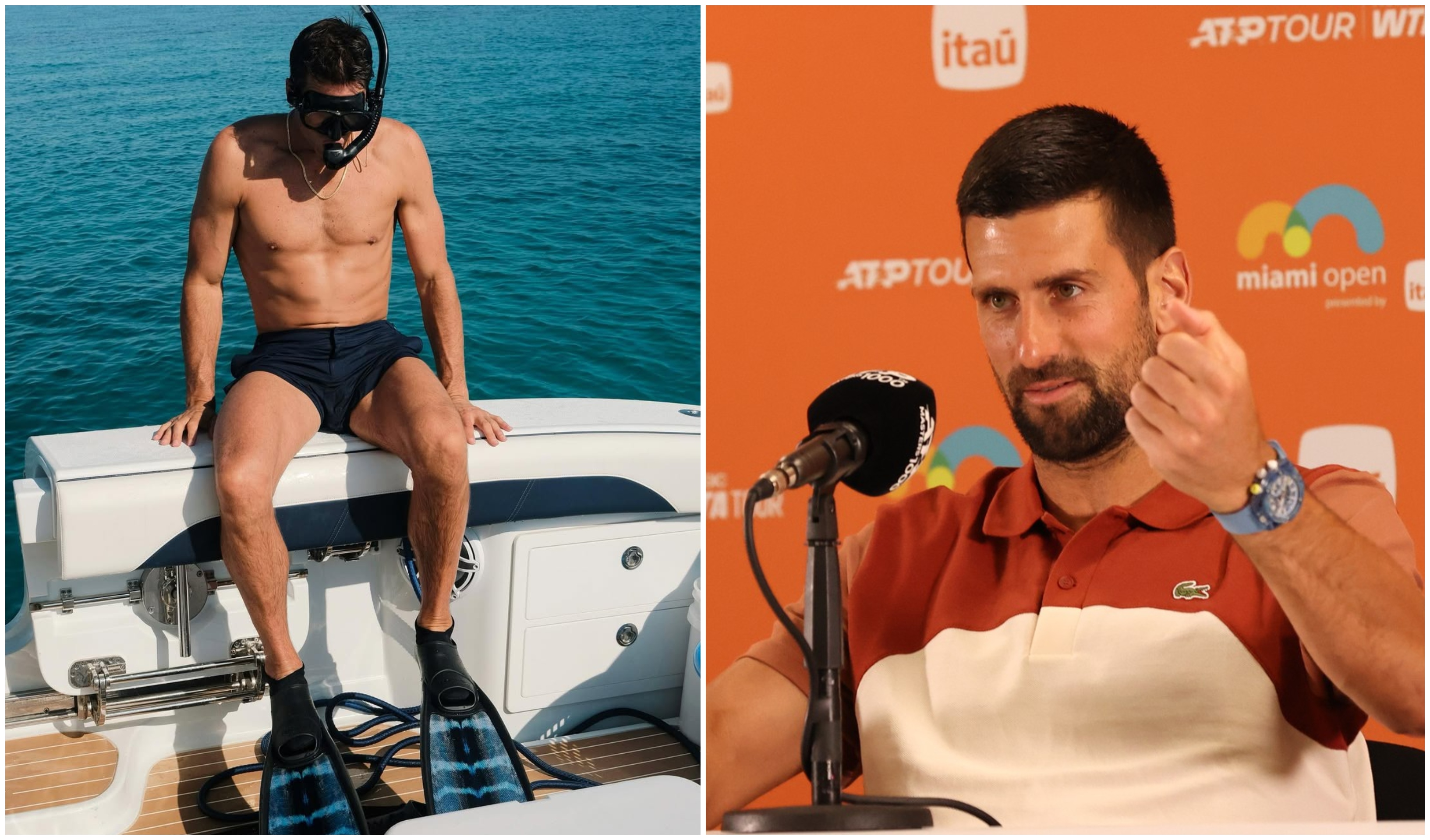 Tom Brejdi i Novak Đoković