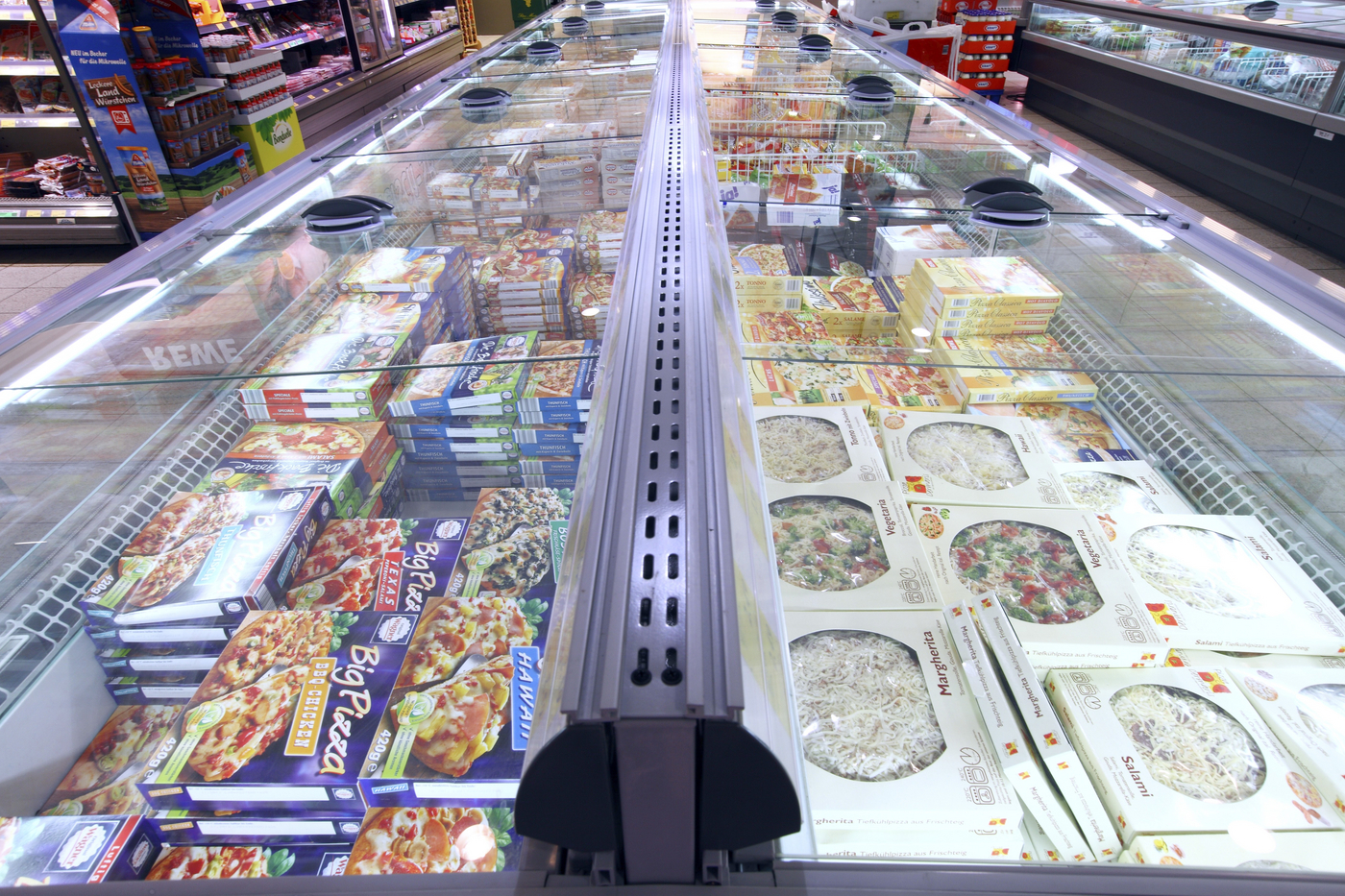 Freezers with various frozen products, convenience foods, self-service, food department, supermarket, Germany, Europe,Image: 148125372, License: Rights-managed, Restrictions: , Model Release: no, Credit line: Jochen Tack / imageBROKER / Profimedia