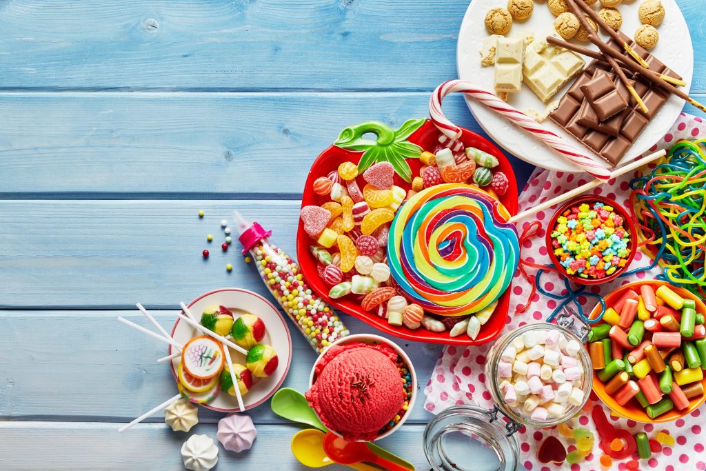 Slatkiši na gomili, gomila, slatkiša, ilustracija Foto: Shutterstock