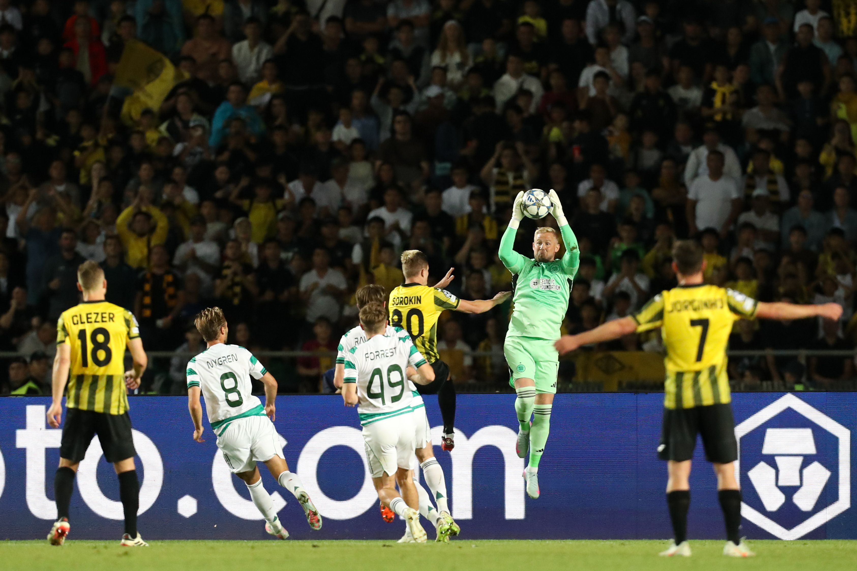 Kairat Almaty v Celtic, UEFA Champions League, Play-Off Round, Second Leg, Football, Almaty Central Stadium, Almaty, Kazakhstan  - 26 Aug 2025