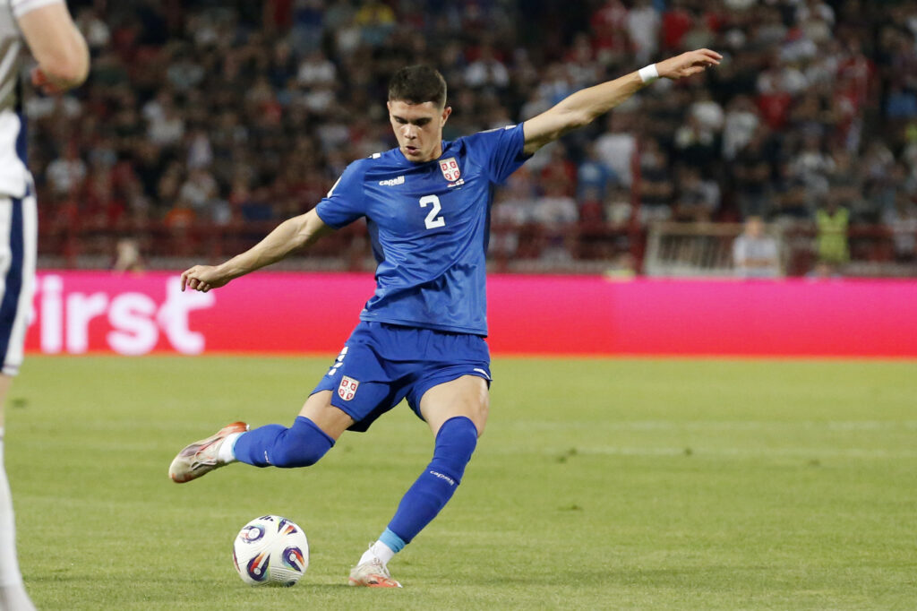 Serbia's during the FIFA World Cup 2026 European Qualifier Group K football match between Serbia and England, on September 09, 2025. in Belgrade, Serbia.
(photo by STARSPORT ©)
