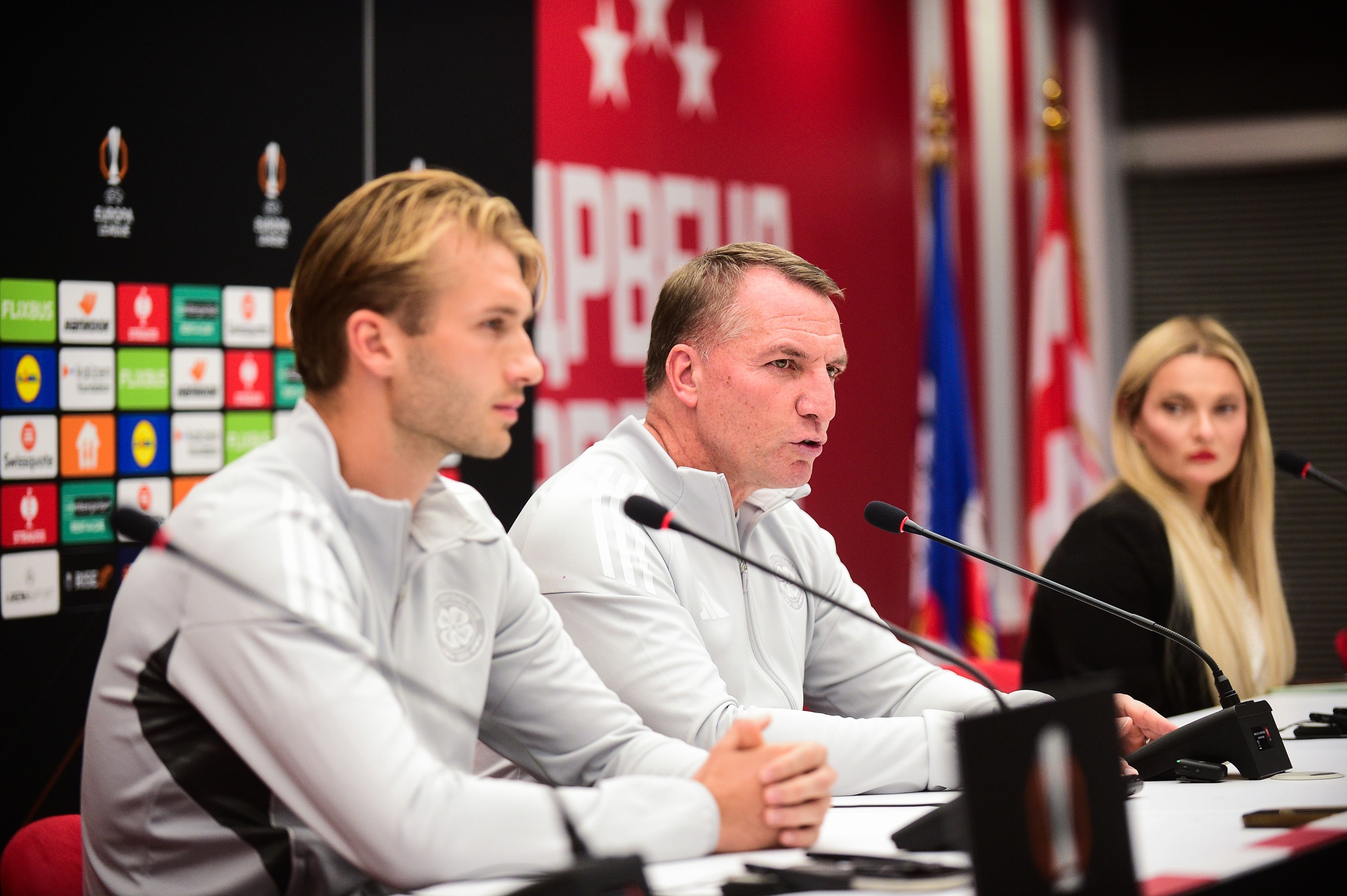 Celtic Training Session and Press Conference, UEFA Europa League, Football, Rajko Mitic Stadium, Belgrade, Serbia - 23 Sep 2025