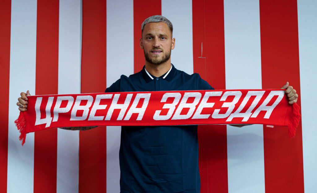 FK Crvena Zvezda, Marko Arnautovic, press conference July 24. 2025. Belgrade, Serbia
(photo by STARSPORT ©)