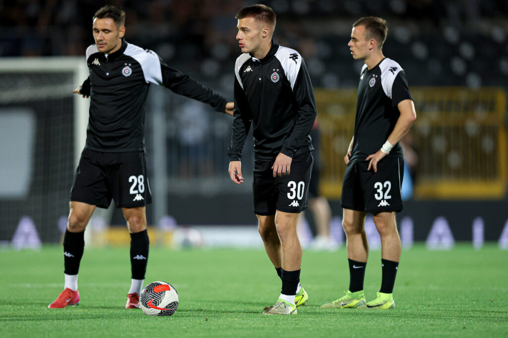 during Partizan v Radnicki 1923, Serbian Super League, round 3 of the season 2025/2026 on August 2. 2025. in Belgrade, Serbia.
(photo by Pedja Milosavljevic/STARSPORT ©)
