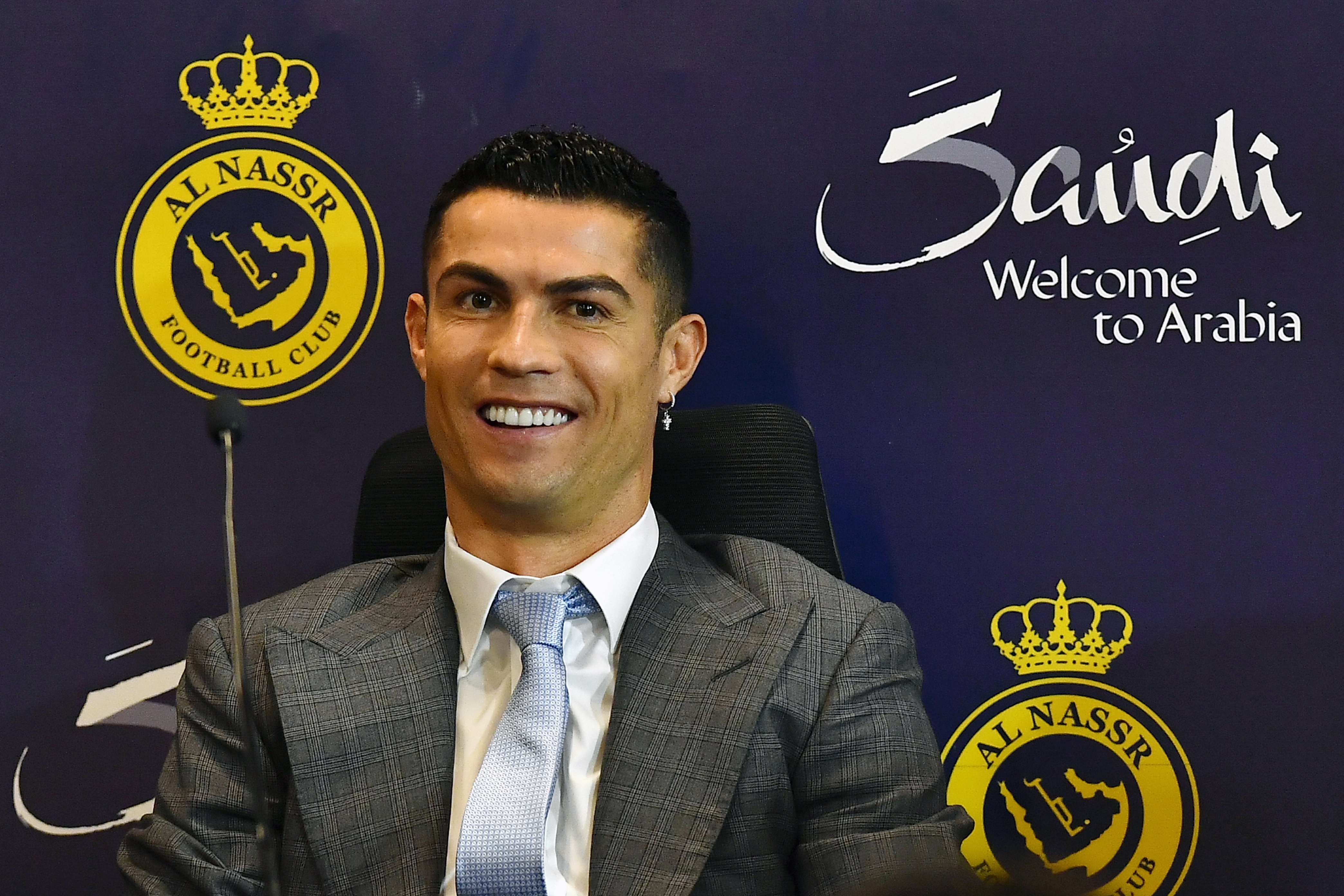 Cristiano Ronaldo presented after signing with Saudi Al-Nassr club