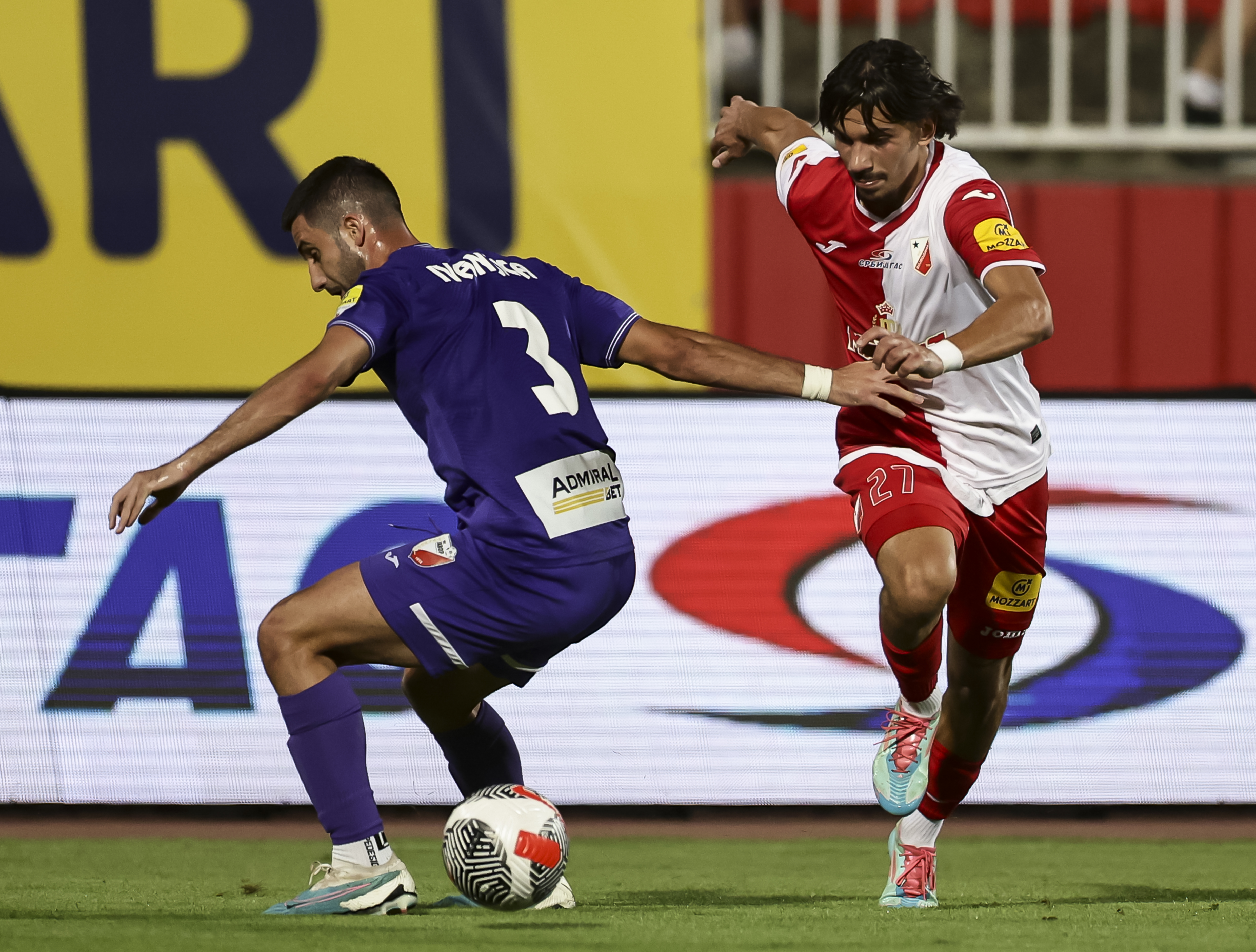 during the Mozzart Super Liga 2025/2026 match between Vojvodina and Javor Ivanjica at stadium Karadjordje on August 16, 2025 in Novi Sad, Serbia. (Photo by Srdjan Stevanovic/Starsport.rs ©)