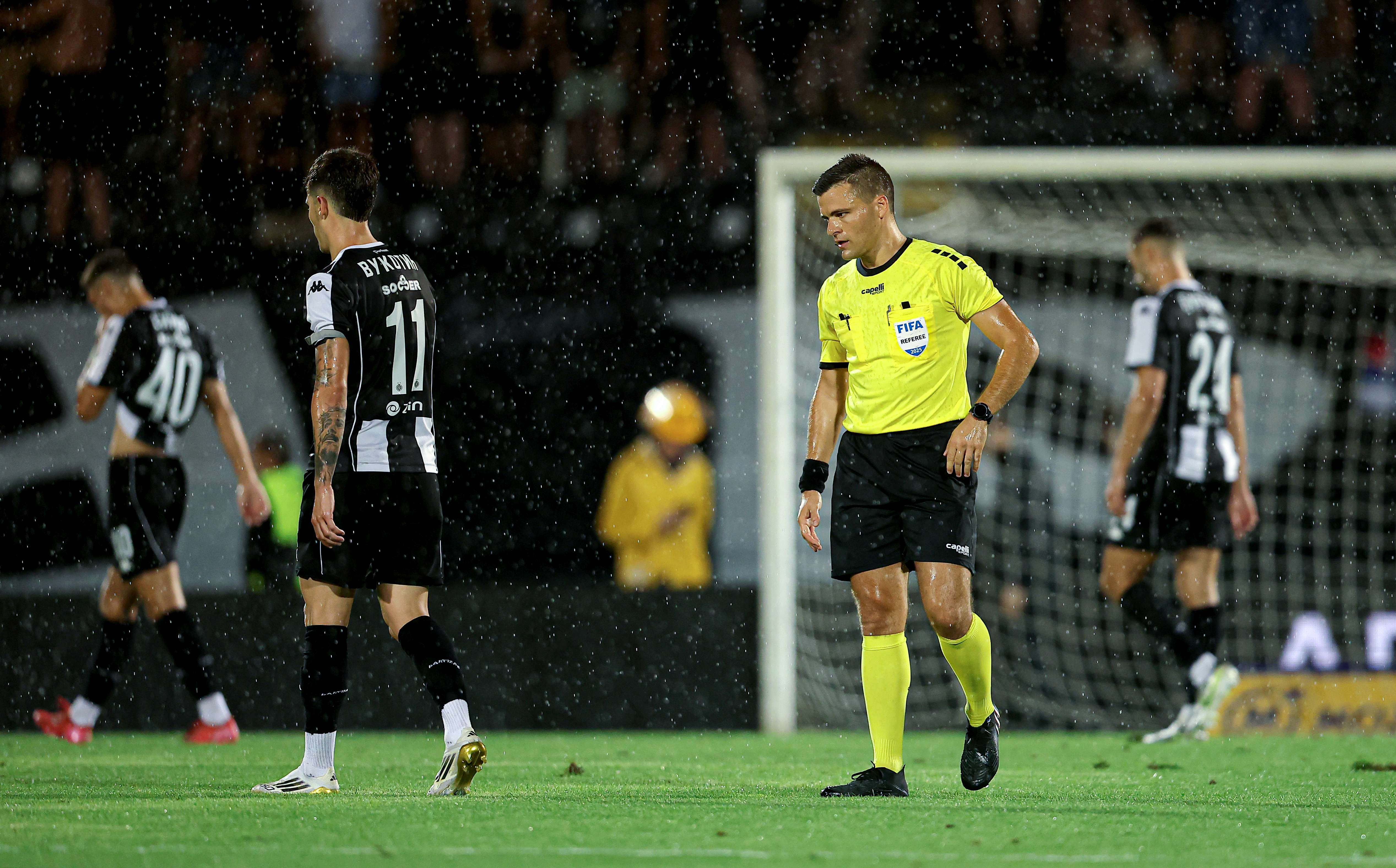 Nikolic Danilo sudija sudjenje referee during Partizan v Radnicki 1923, Serbian Super League, round 3 of the season 2025/2026 on August 2. 2025. in Belgrade, Serbia.
(photo by Pedja Milosavljevic/STARSPORT ©)