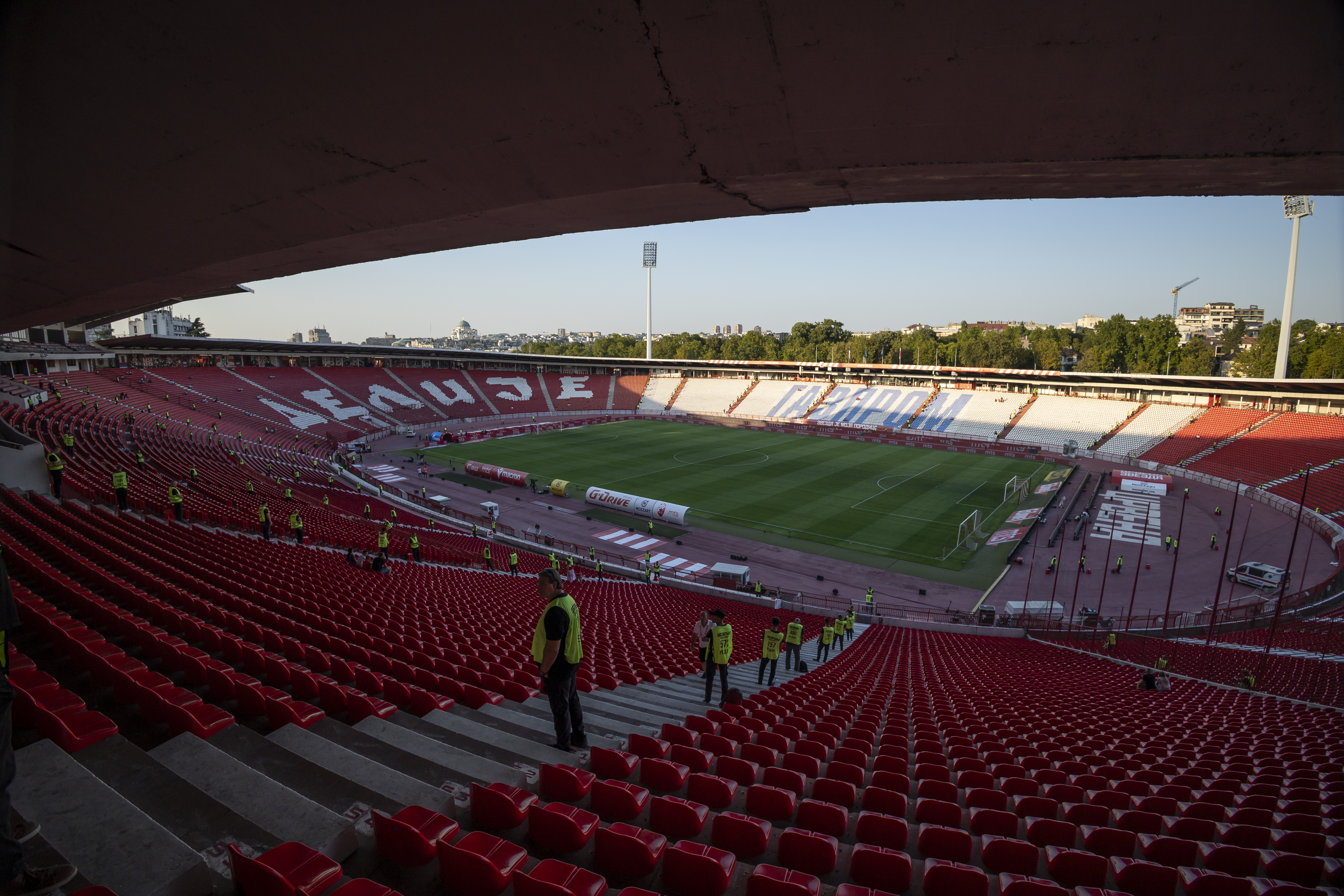 Crvena Zvezda v Lech Poznan - UEFA Champions League Third Qualifying Round Second Leg