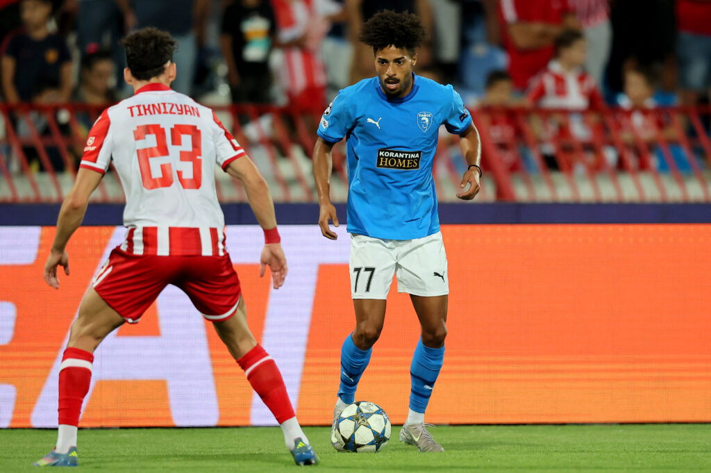 Crvena Zvezda's during the the UEFA Champions League Play-offs 1st leg football match between Crvena Zvezda (Red Star) and Pafos on August 19. 2025. in Belgrade, Serbia.
(photo by Pedja Milosavljevic/STARSPORT)