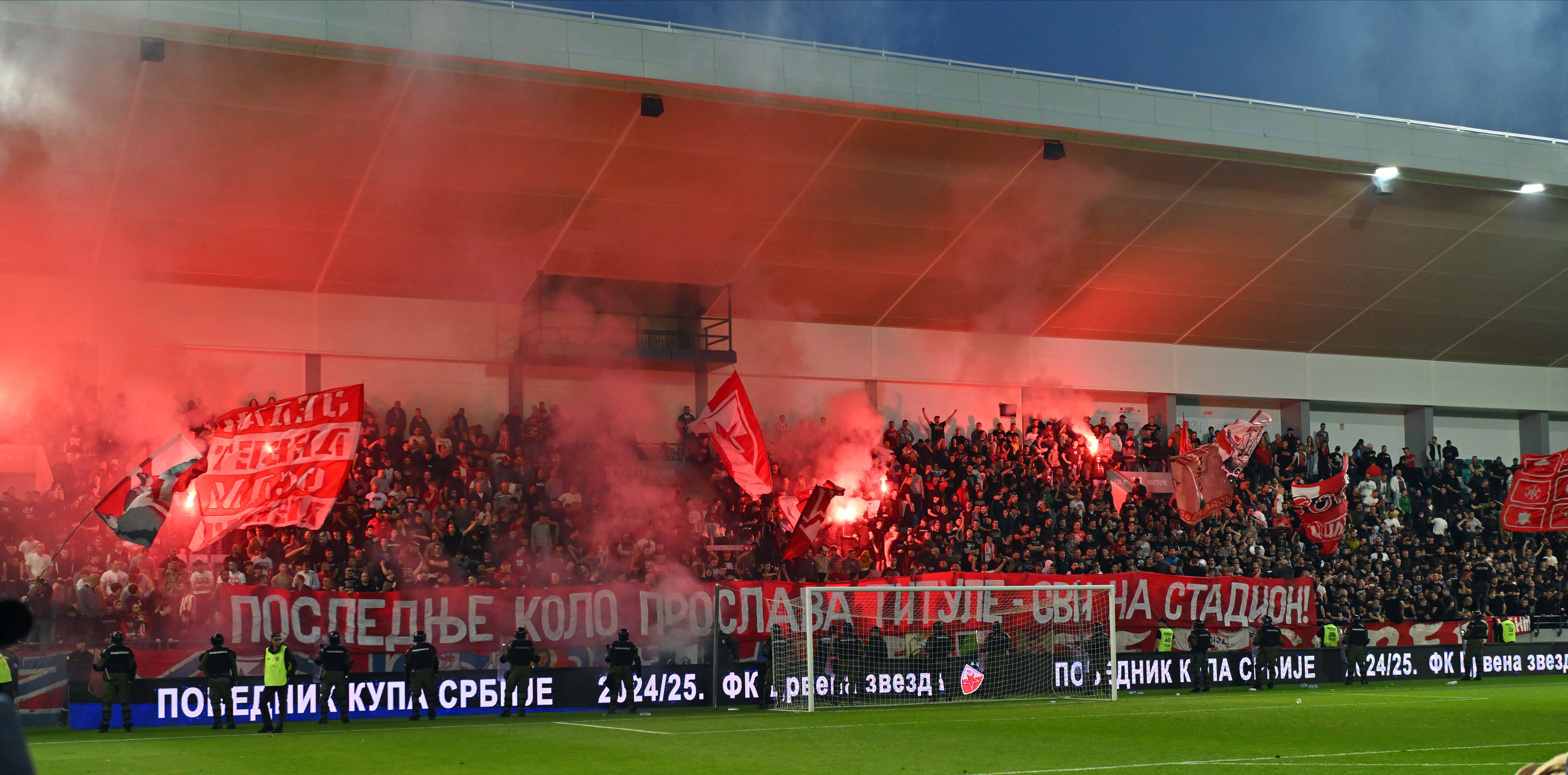 FUDBALERI CRVENE ZVEZDE ODBRANILI TROFEJ U KUPU SRBIJE