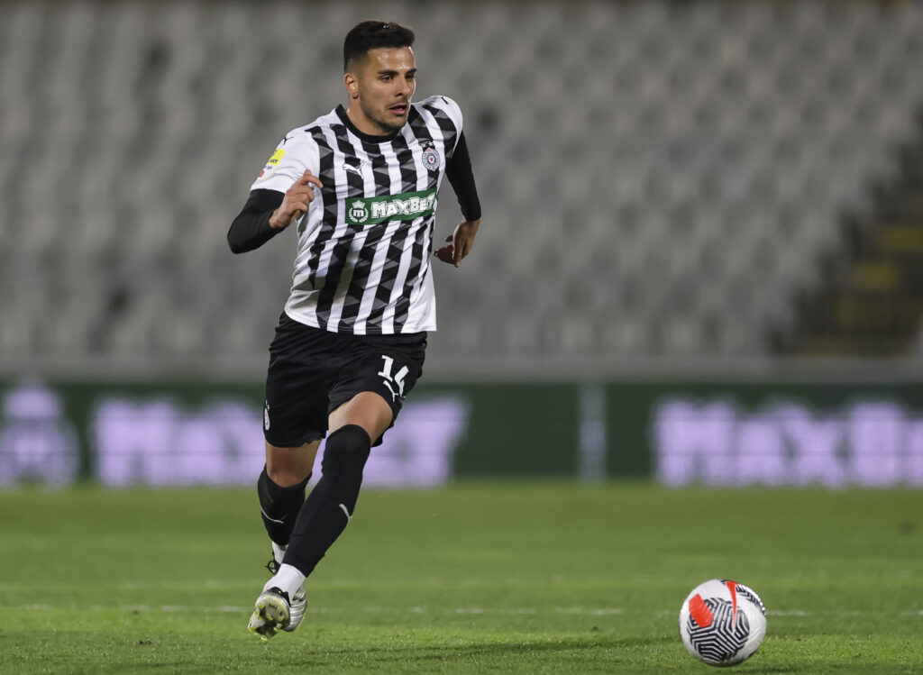 Stefan Kovac of Partizan during the Mozzart Super Liga 2024/2025 match between Partizan and Novi Pazar at stadium FK Partizan (JNA) on March 08, 2025 in Belgrade, Serbia. (Photo by Srdjan Stevanovic/Starsport.rs ©)