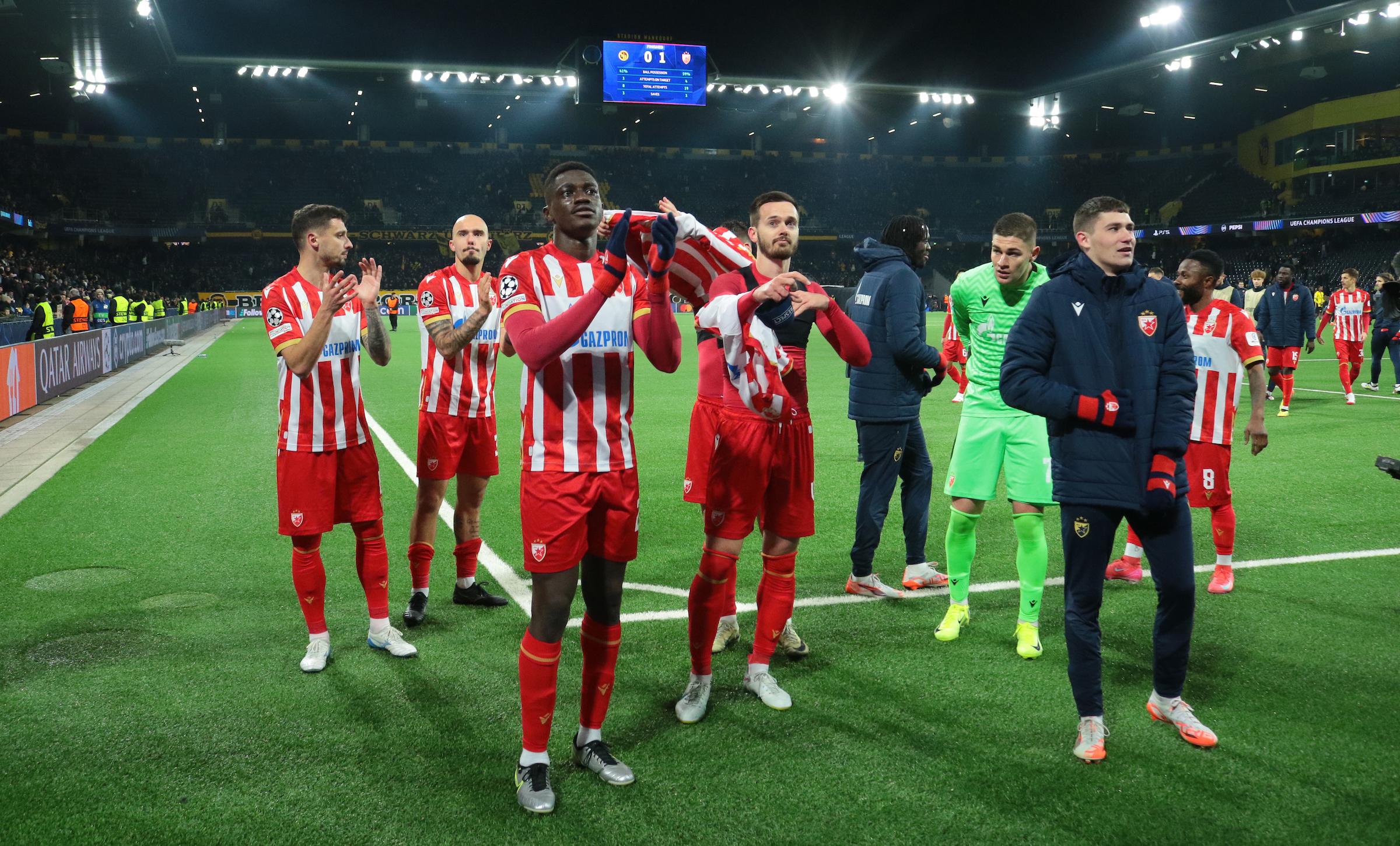 during the UEFA Champions League 2024/25 League Phase MD8 match between BSC Young Boys and FK Crvena zvezda at the Wankdorf Stadium on January 29, 2025 in Bern, Switzerland. (Photo by Andrija Sokovic/Starsport)
