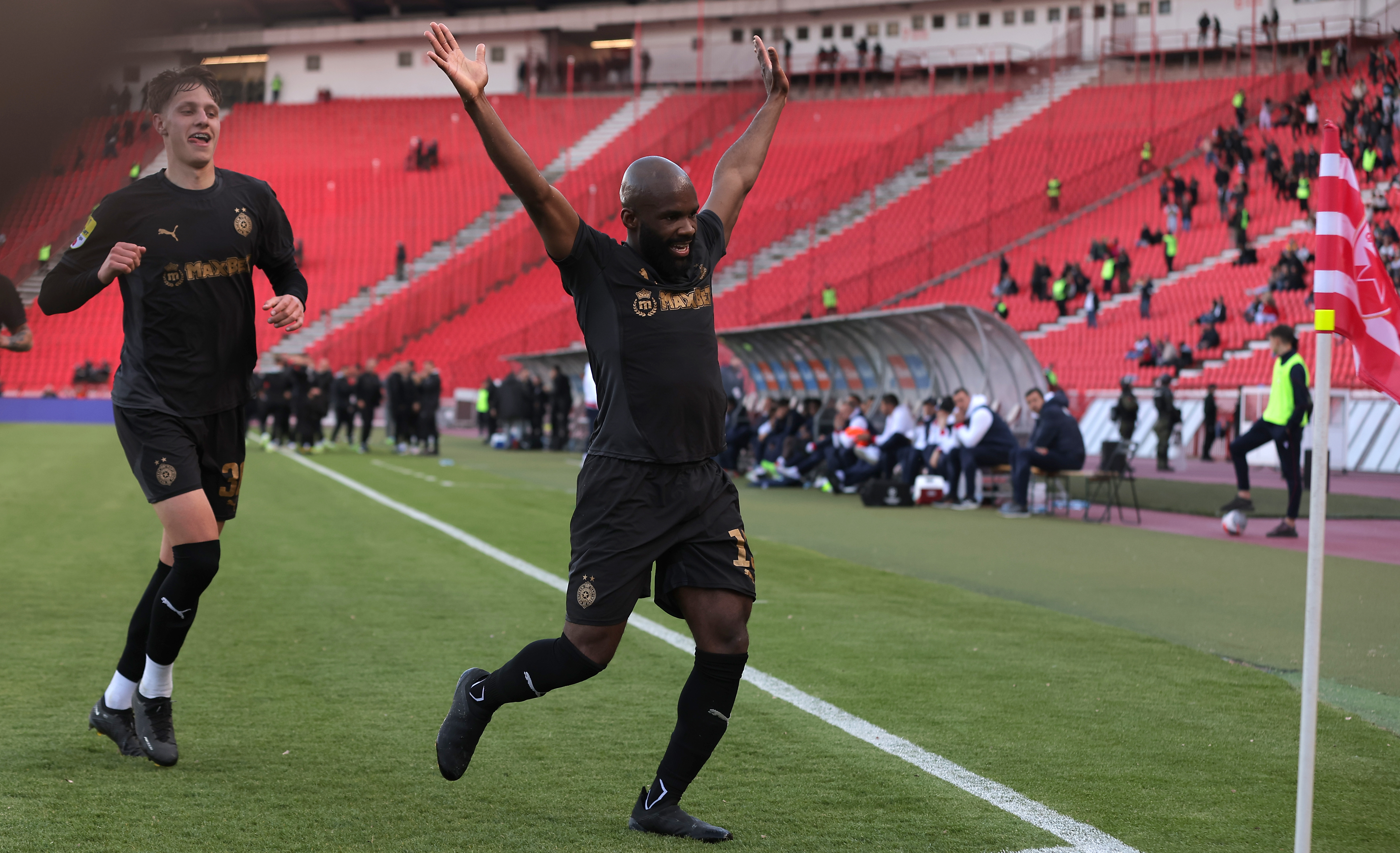 Crvena Zvezda v Partizan, Superliga Srbije, sezona 2024/2025, plej of, 12. April 2025. Belgrade, Serbia. (Photo by Pedja Milosavljevic/Starsport.rs ©)