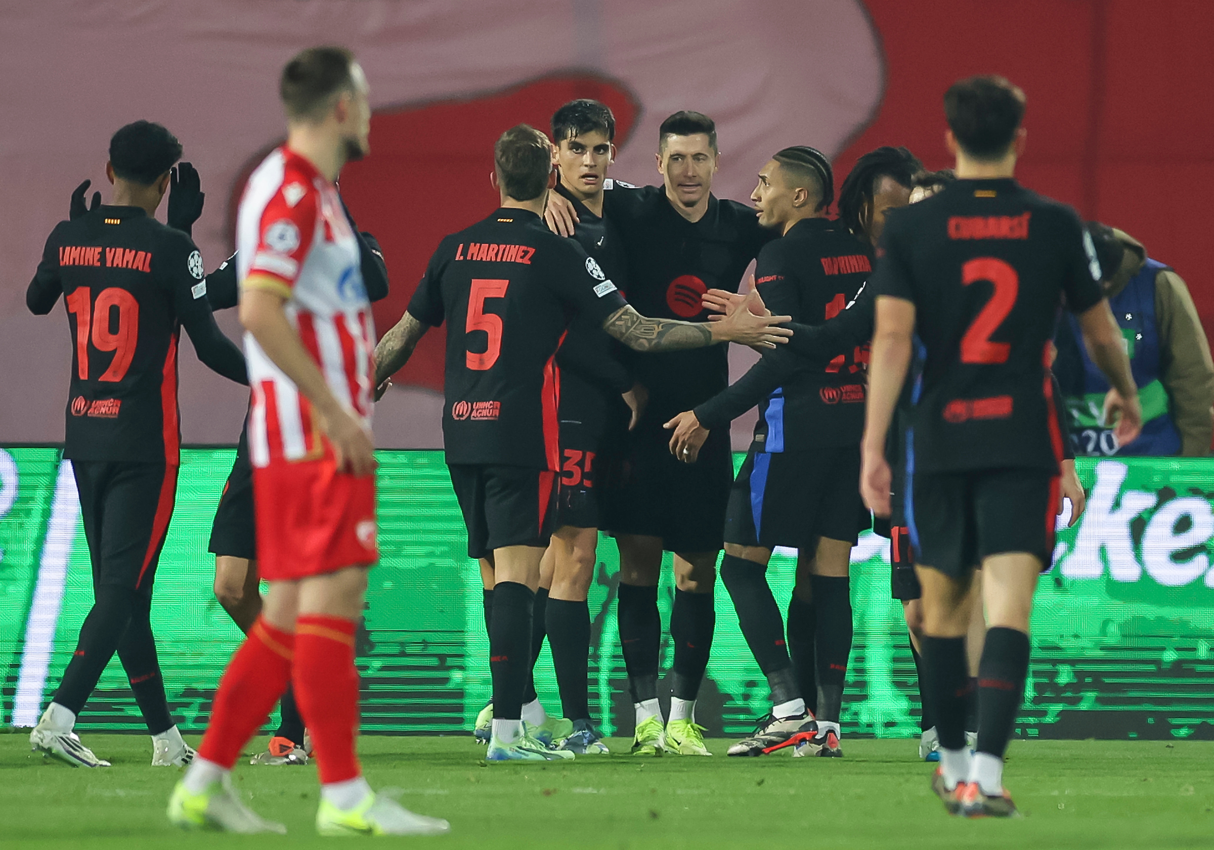Crvena Zvezda v FC Barcelona - UEFA Champions League
