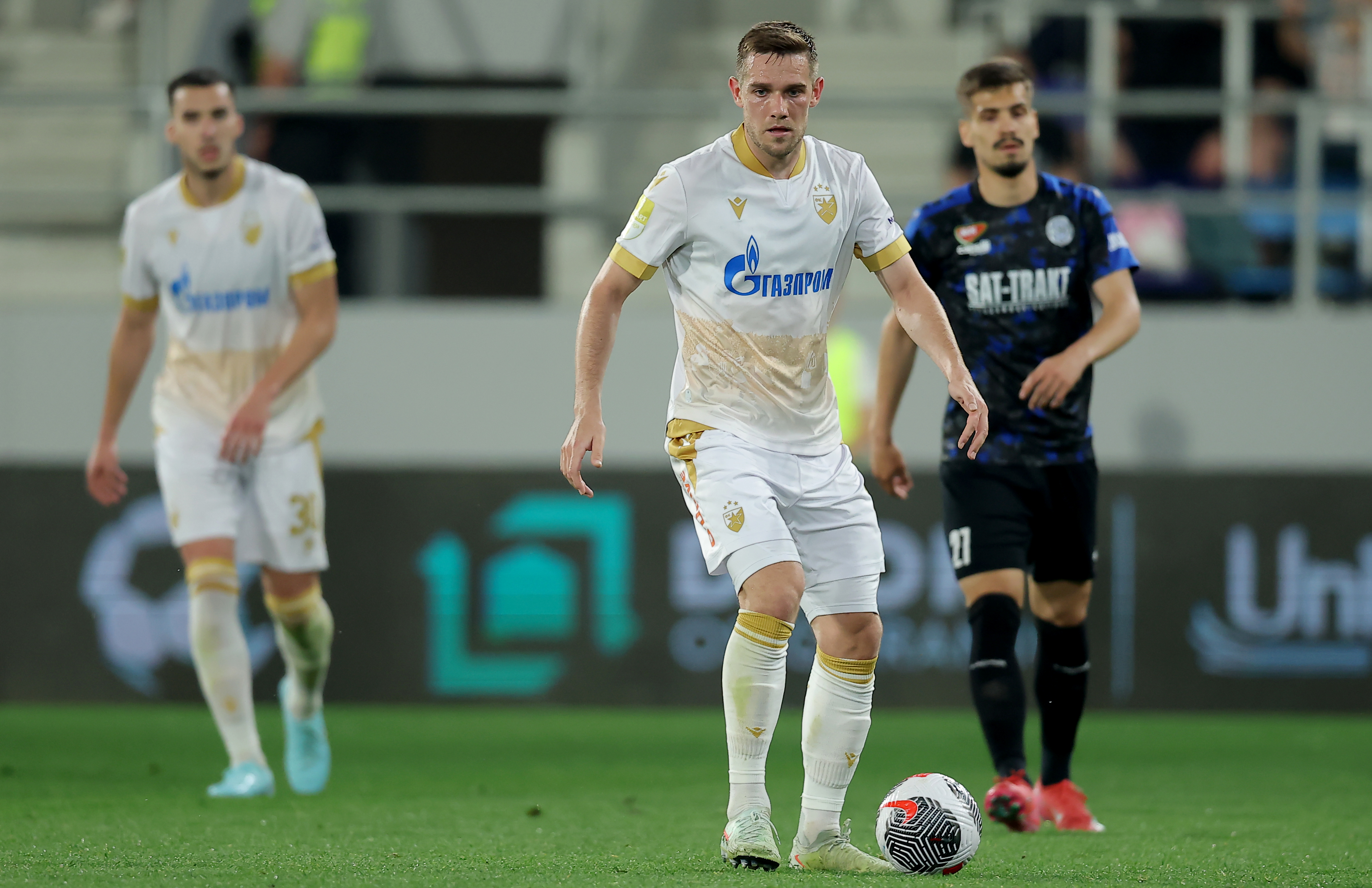 During Serbian Superleague season 2024/2025 play off football match between TSC Backa Topola and Crvena Zvezda (Red Star) in Backa Topola, on May 3, 2025. (photo by Pedja Milosavljevic / STARSPORT)