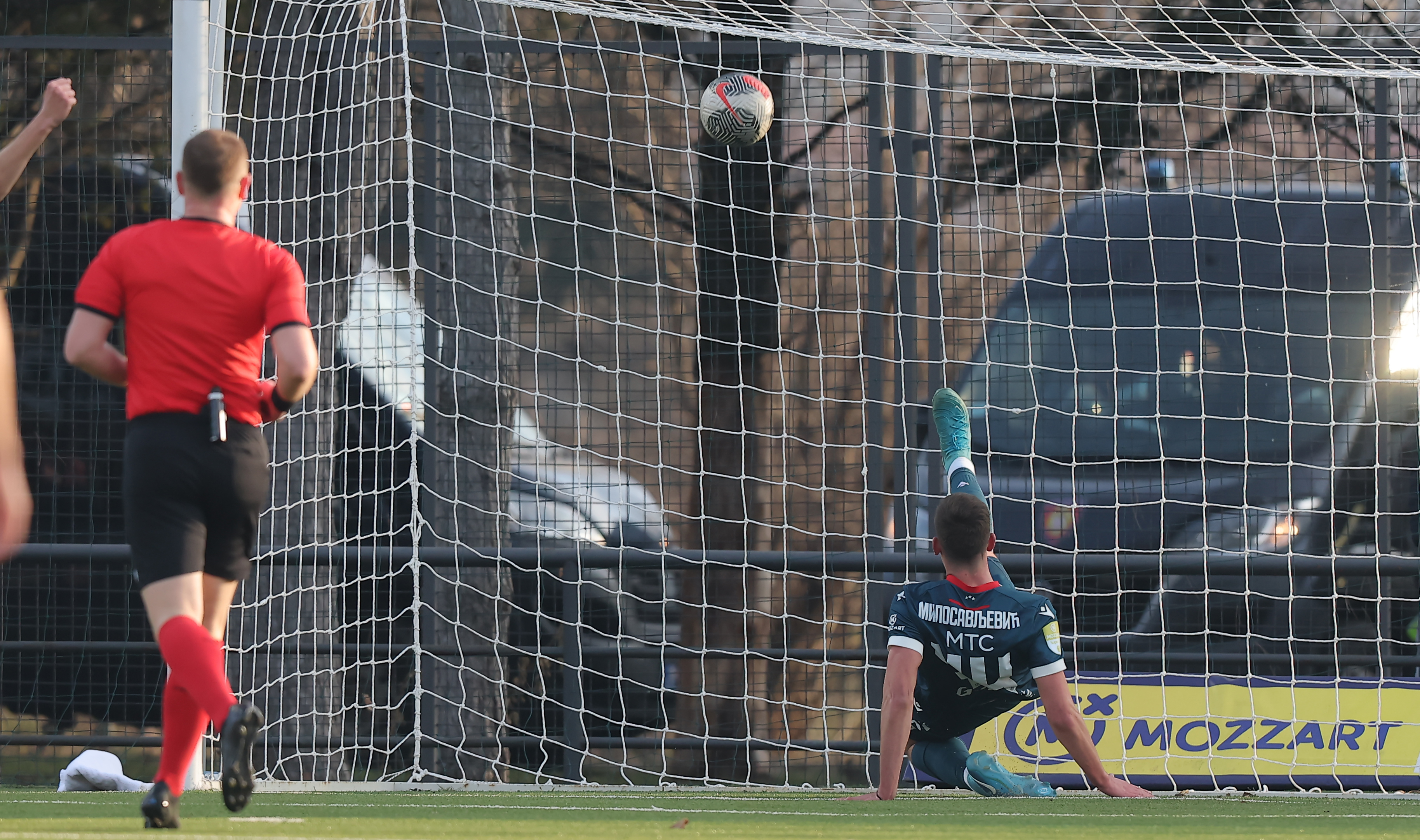 Zeleznicar Pancevo - Crvena Zvezda, Superliga Srbije, sezona 2024/2025 ,Pancevo, Srbija, 26.2.2025.
 (credit image &amp; photo: Pedja Milosavljevic / STARSPORT)