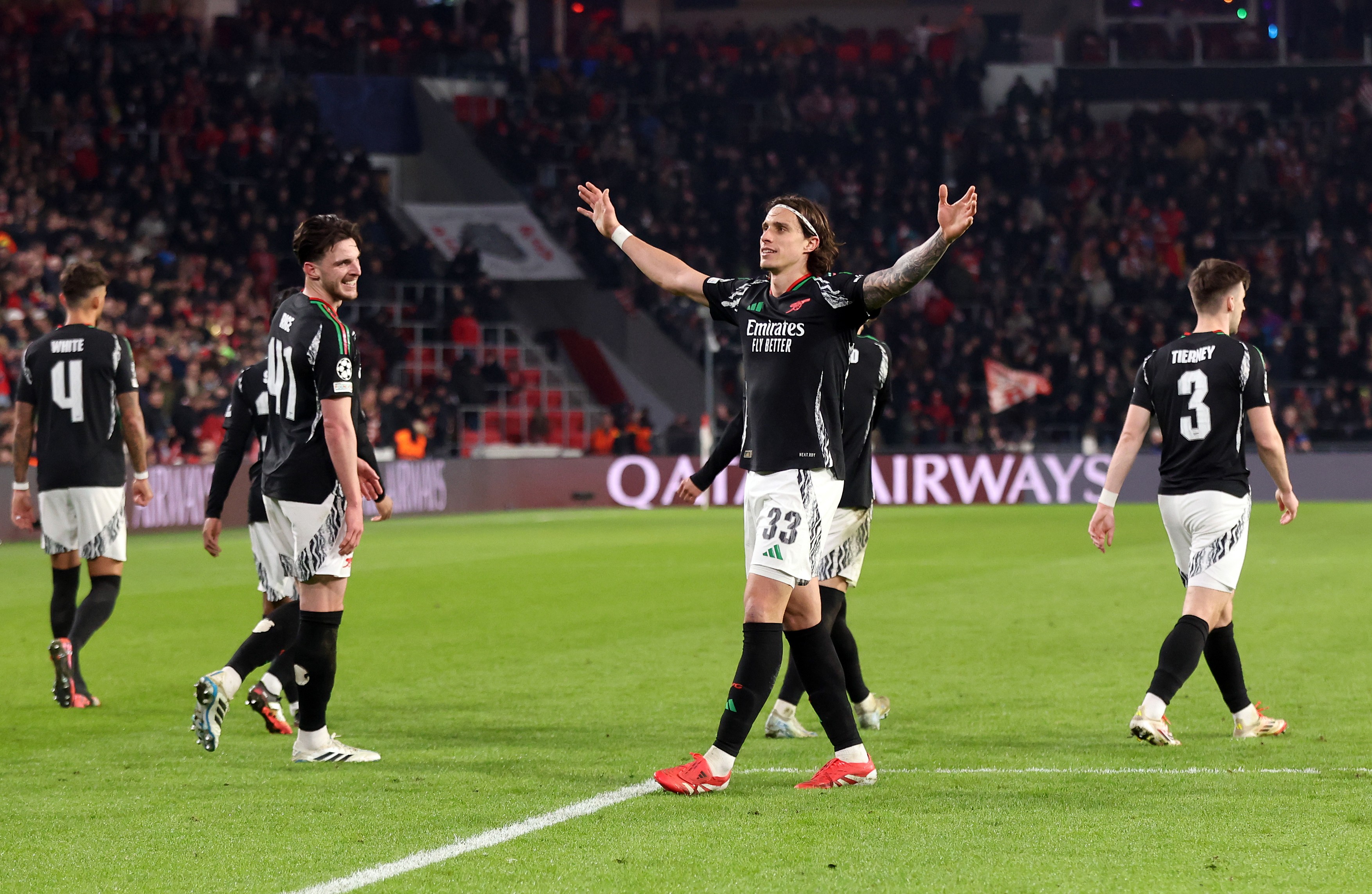 PSV Eindhoven v Arsenal - UEFA Champions League - Round of 16 - First Leg - Philips Stadion