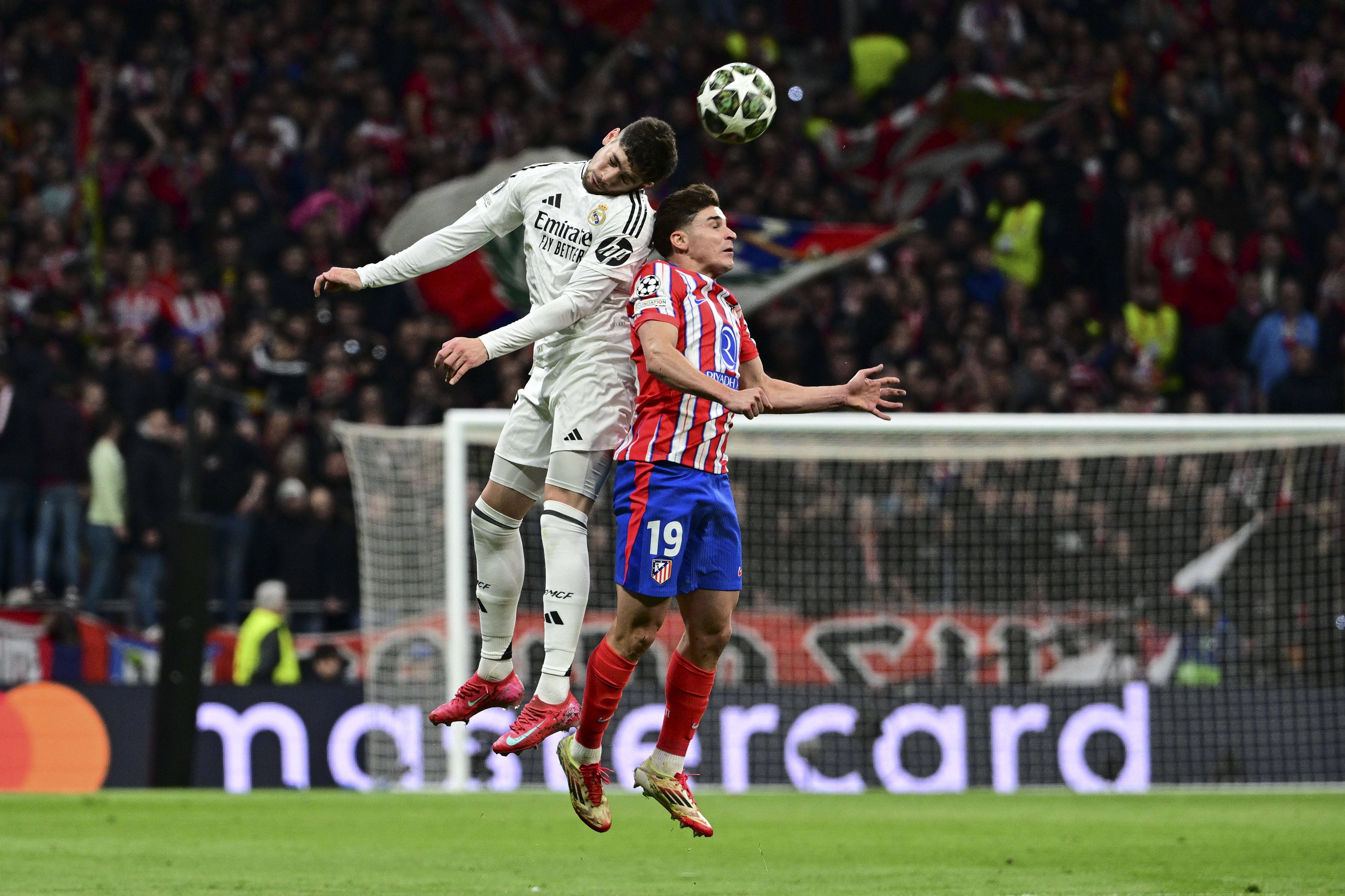 Atletico Madrid vs. Real Madrid , Fussball, Champions League, Achtelfinale Rueckspiel, 12.03.2025