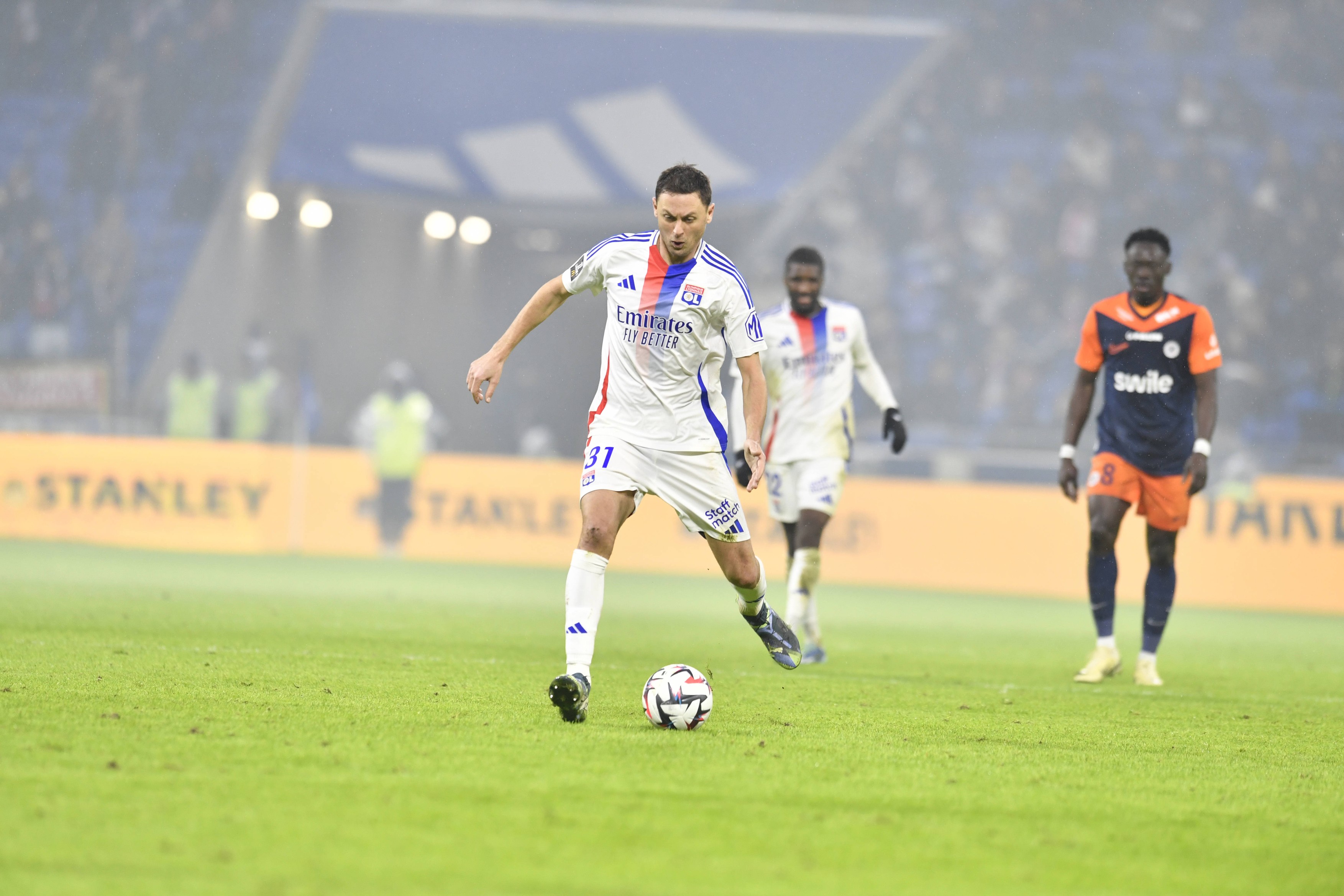 French L1 football Olympique Lyonnais (OL) vs Montpellier Herault SC (MHSC)