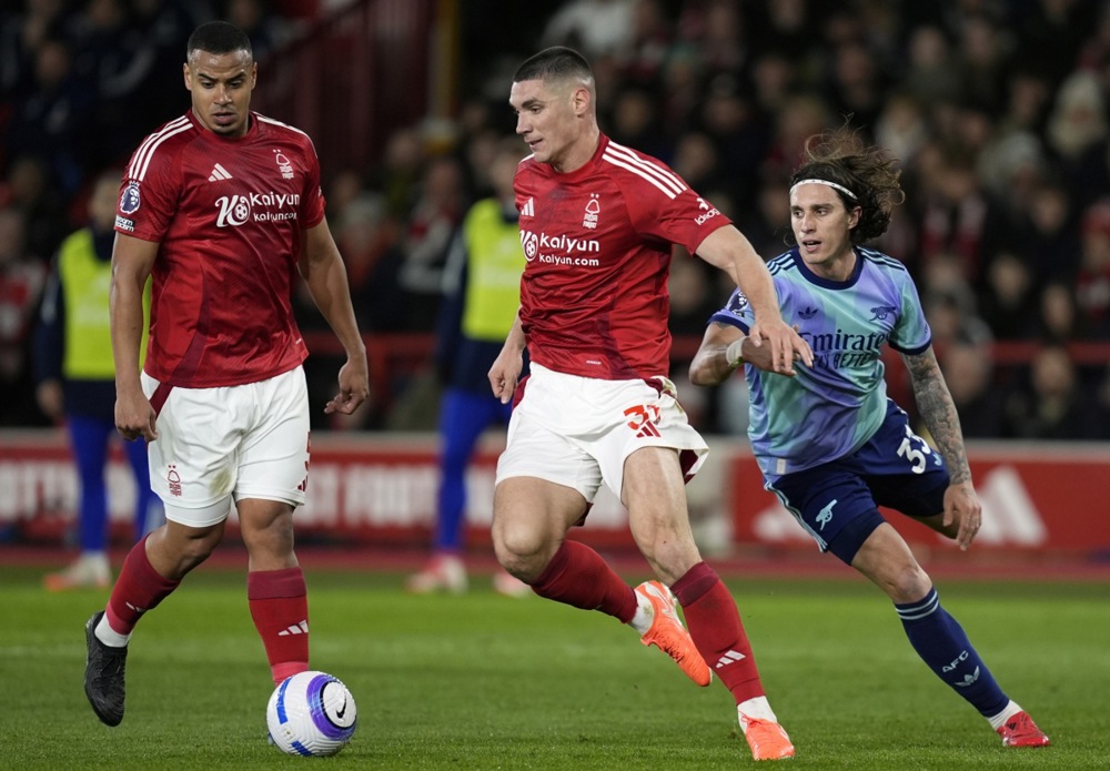 English Premier League - Nottingham vs Arsenal